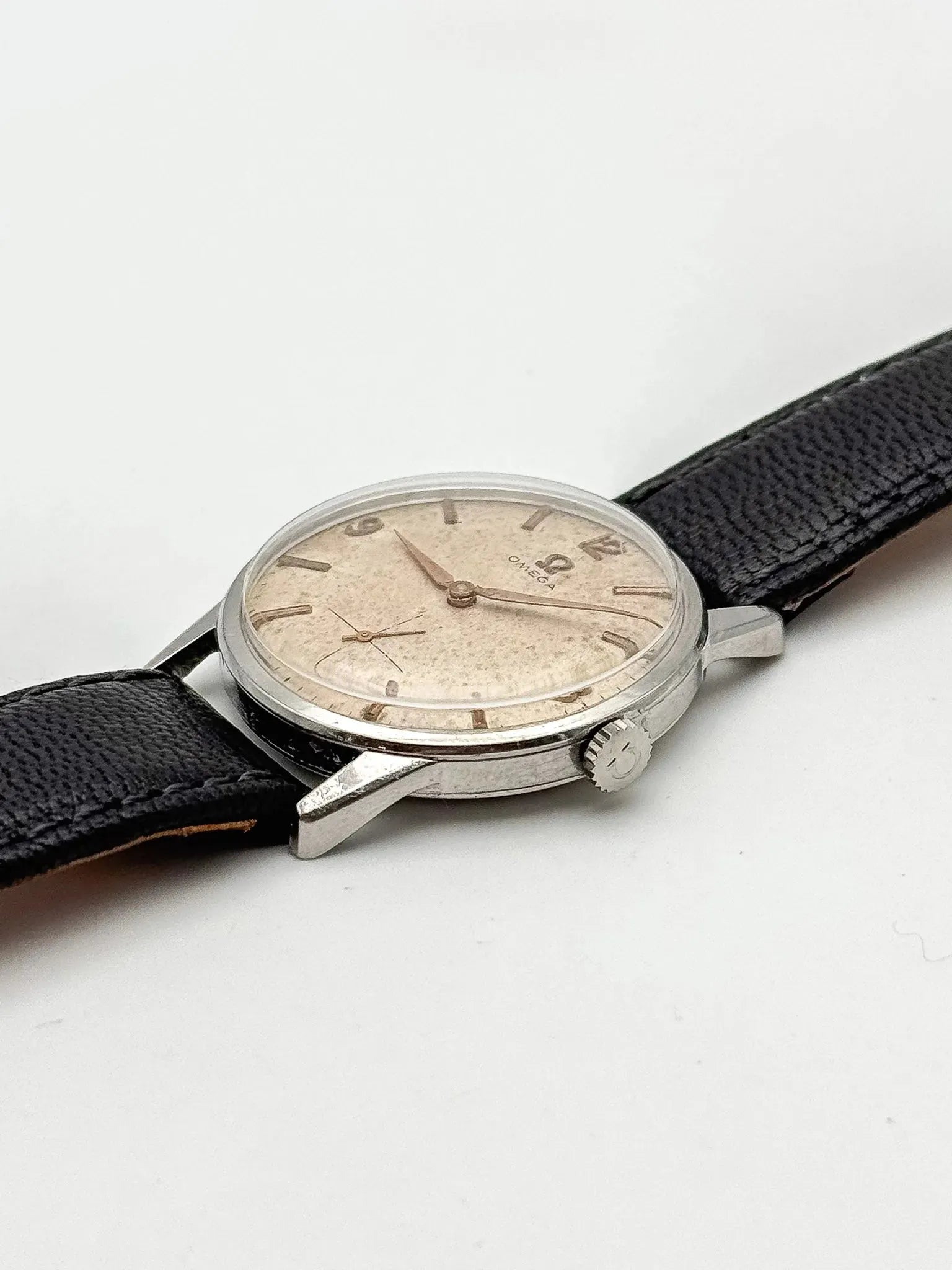 Omega - Calatrava Patiné Index Rose - 1959 - Atelier Victor - Vintage Shop