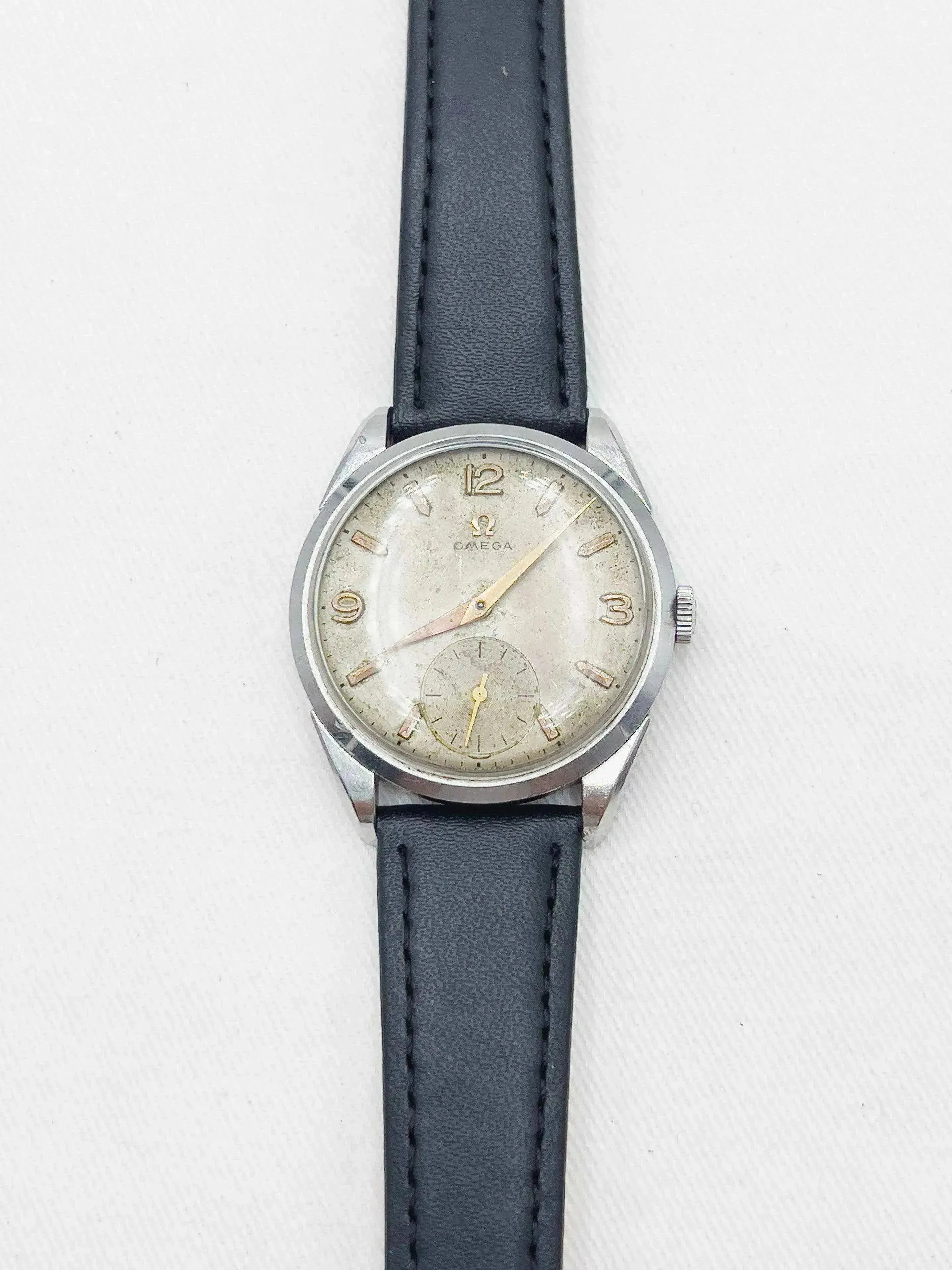 Omega - Calatrava Patine Petite-seconde index or rose - 1956 - Atelier Victor