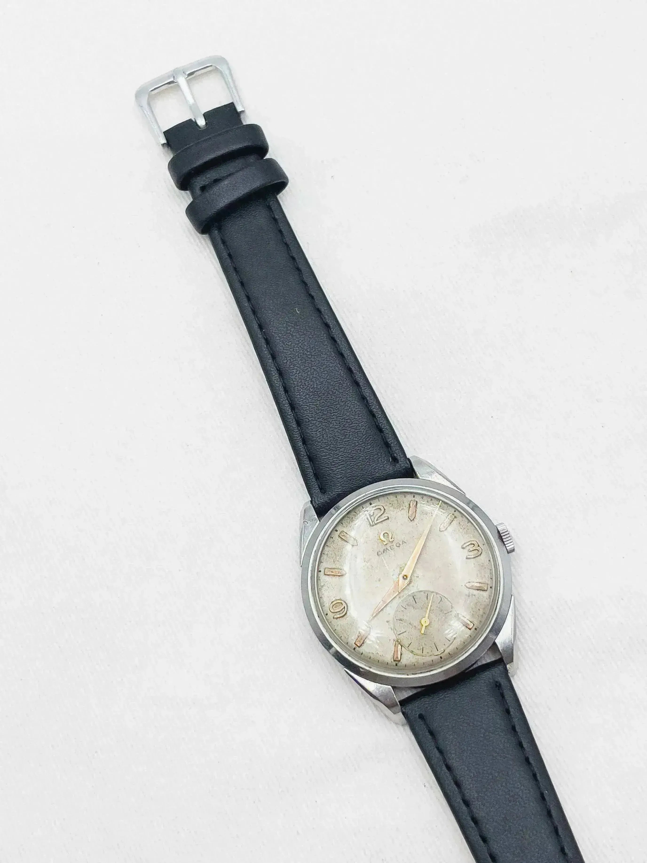 Omega - Calatrava Patine Petite-seconde index or rose - 1956 - Atelier Victor