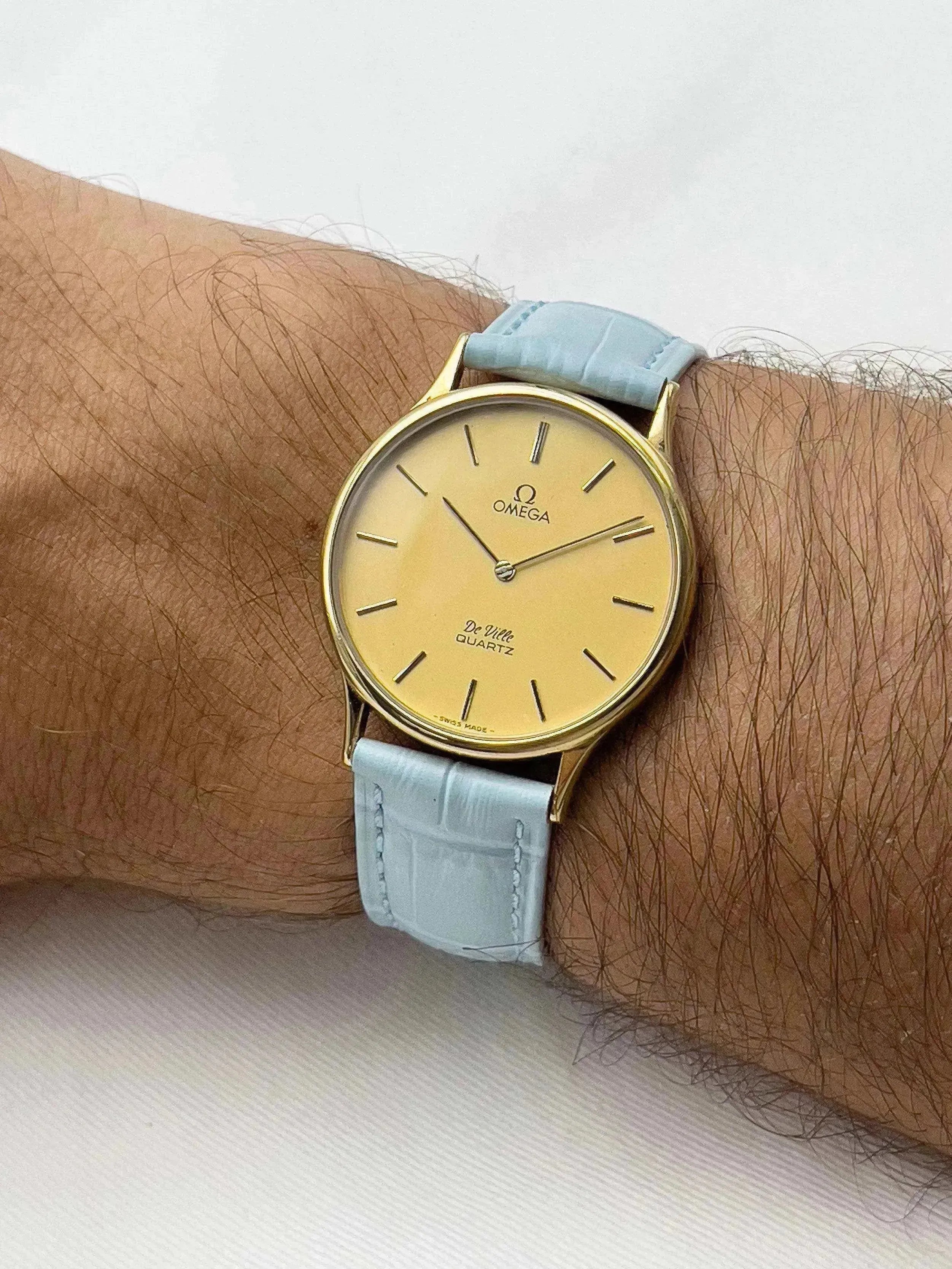Omega - Circle Gold / Blue - 1970’s - Atelier Victor - Vintage Shop
