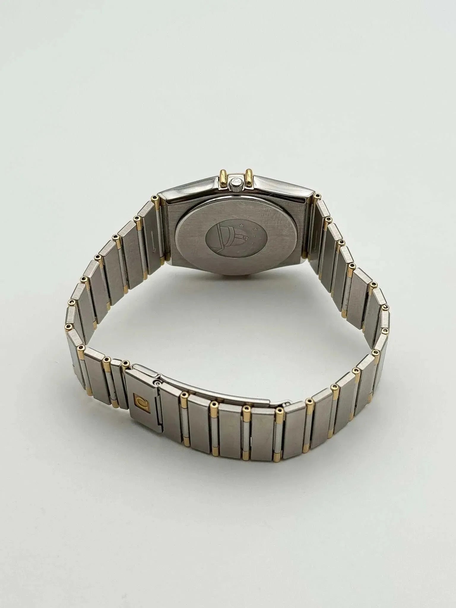 Omega - Constellation 18k Gold & Steel Gold Dial - 1990s - Atelier Victor Paris - Vintage Watch Shop Dubai