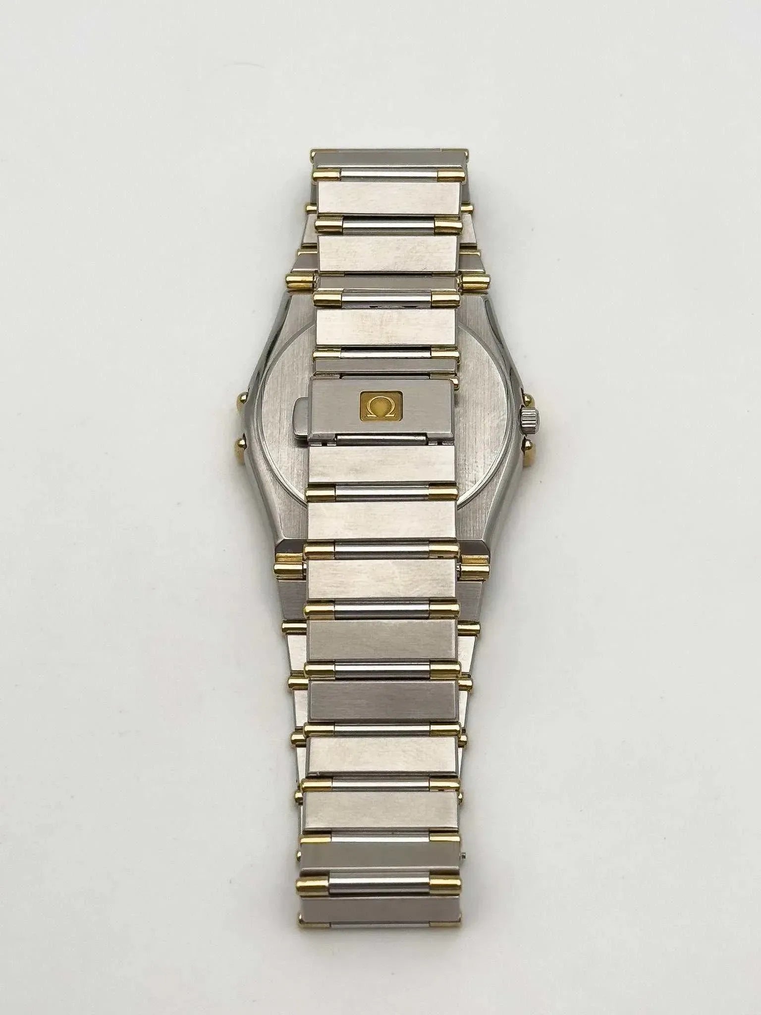 Omega - Constellation 18k Gold & Steel Gold Dial - 1990s - Atelier Victor - Vintage Shop