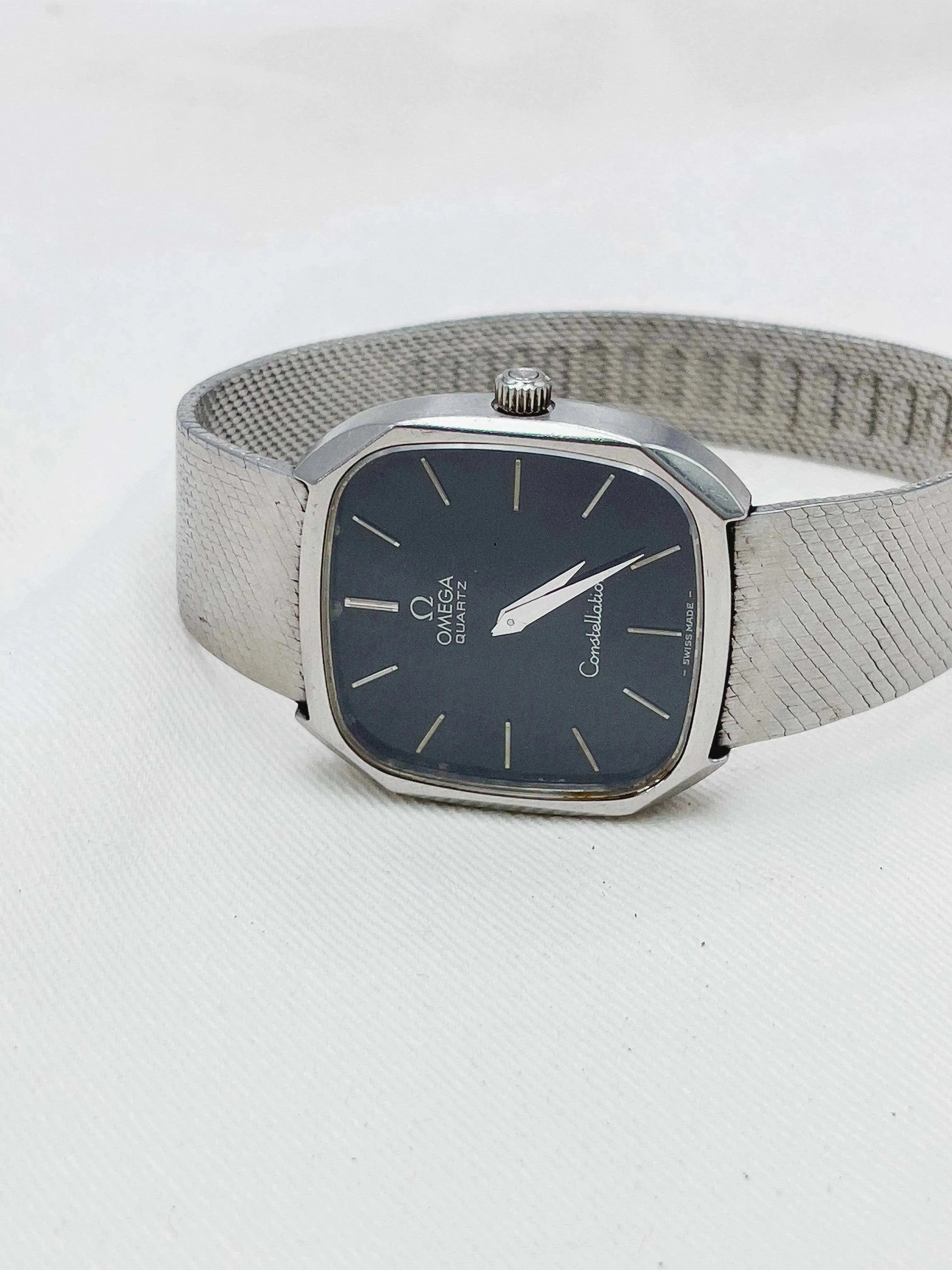 Omega - Constellation Black Dial Full Steel - 1977 - Atelier Victor - Vintage Shop