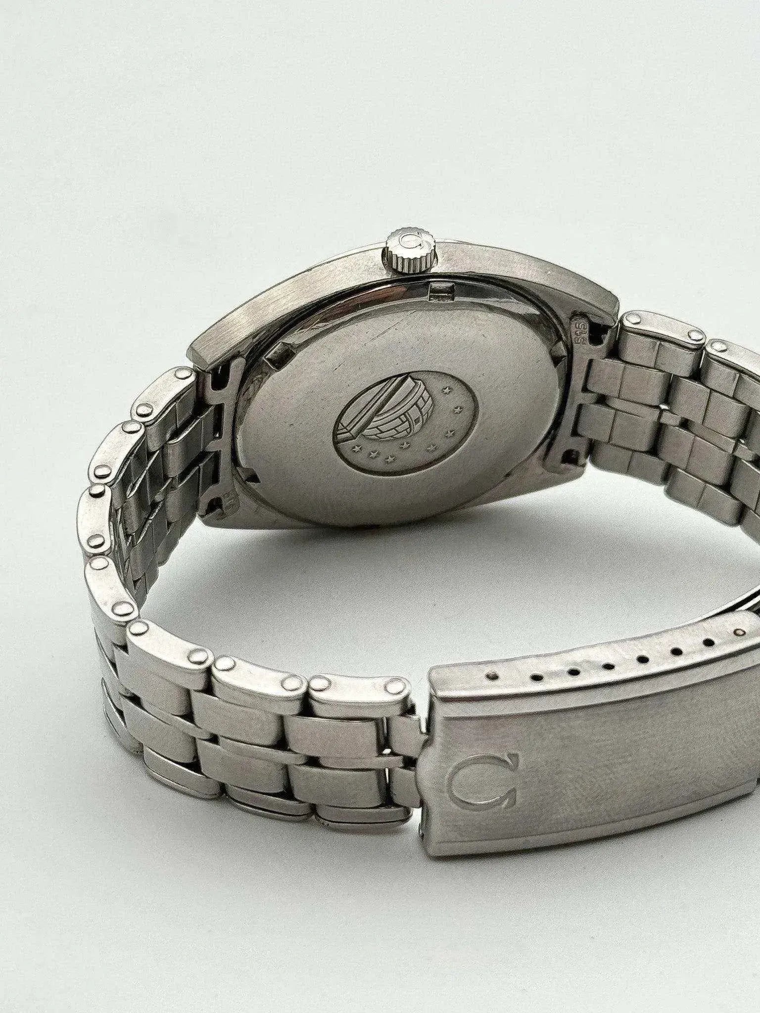 Omega - Constellation C-Shape 168.027 Gerald Genta Lunette or blanc - boite - 1967 - Atelier Victor