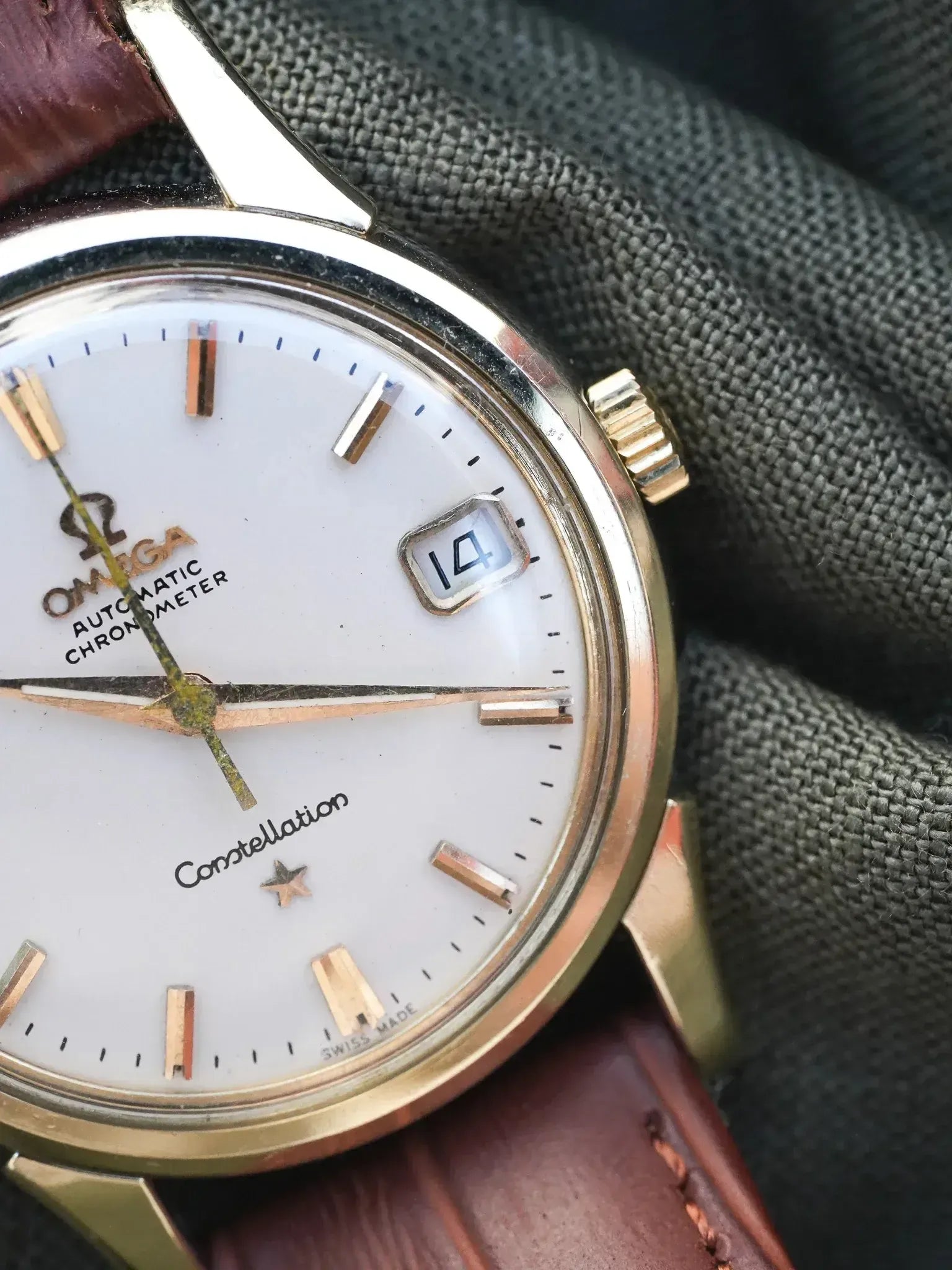 Omega - Constellation Chronometer Plaqué or Acier Blanc 14393-61-SC - 1961 - Atelier Victor