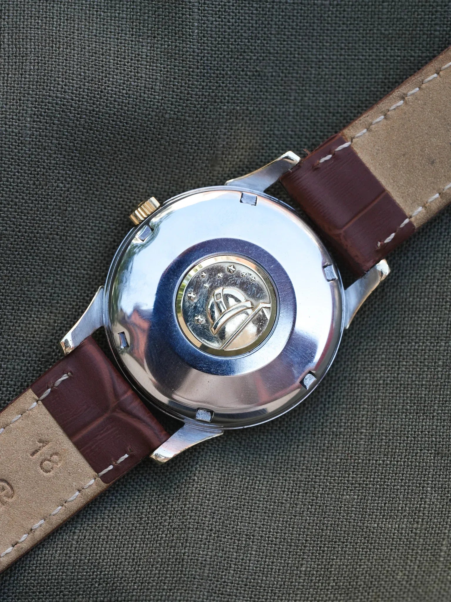 Omega - Constellation Chronometer Plaqué or Acier Blanc 14393-61-SC - 1961 - Atelier Victor - Vintage Shop