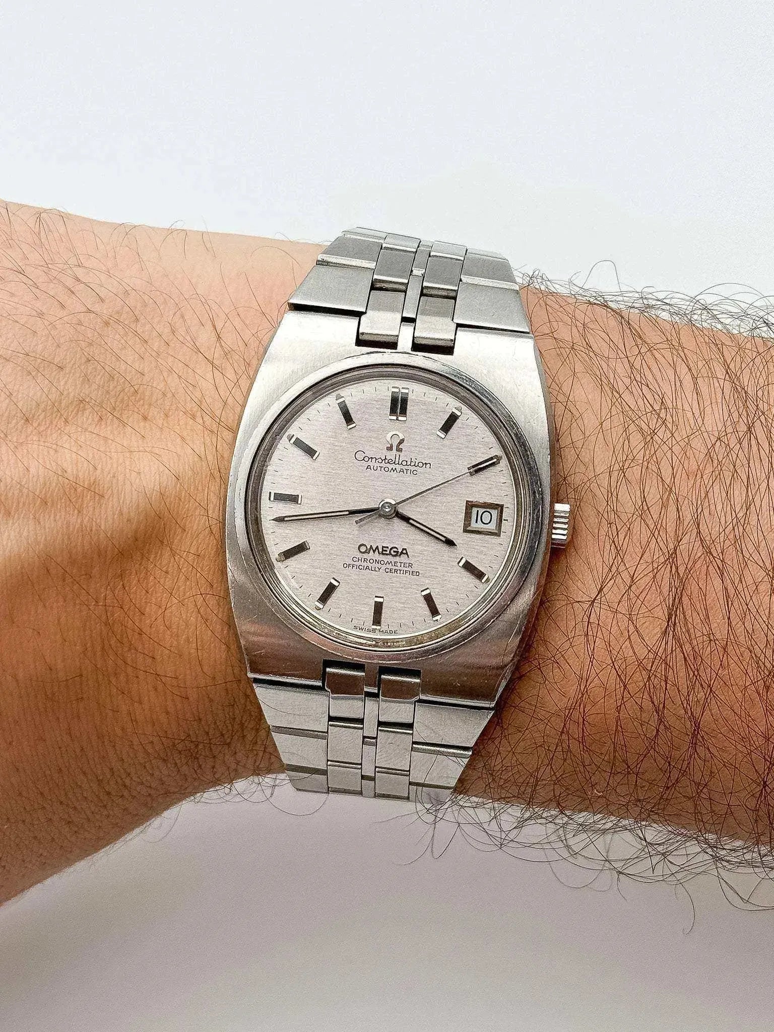 Omega - Constellation COSC Full Steel Oversize - 1970 - Atelier Victor - Vintage Shop