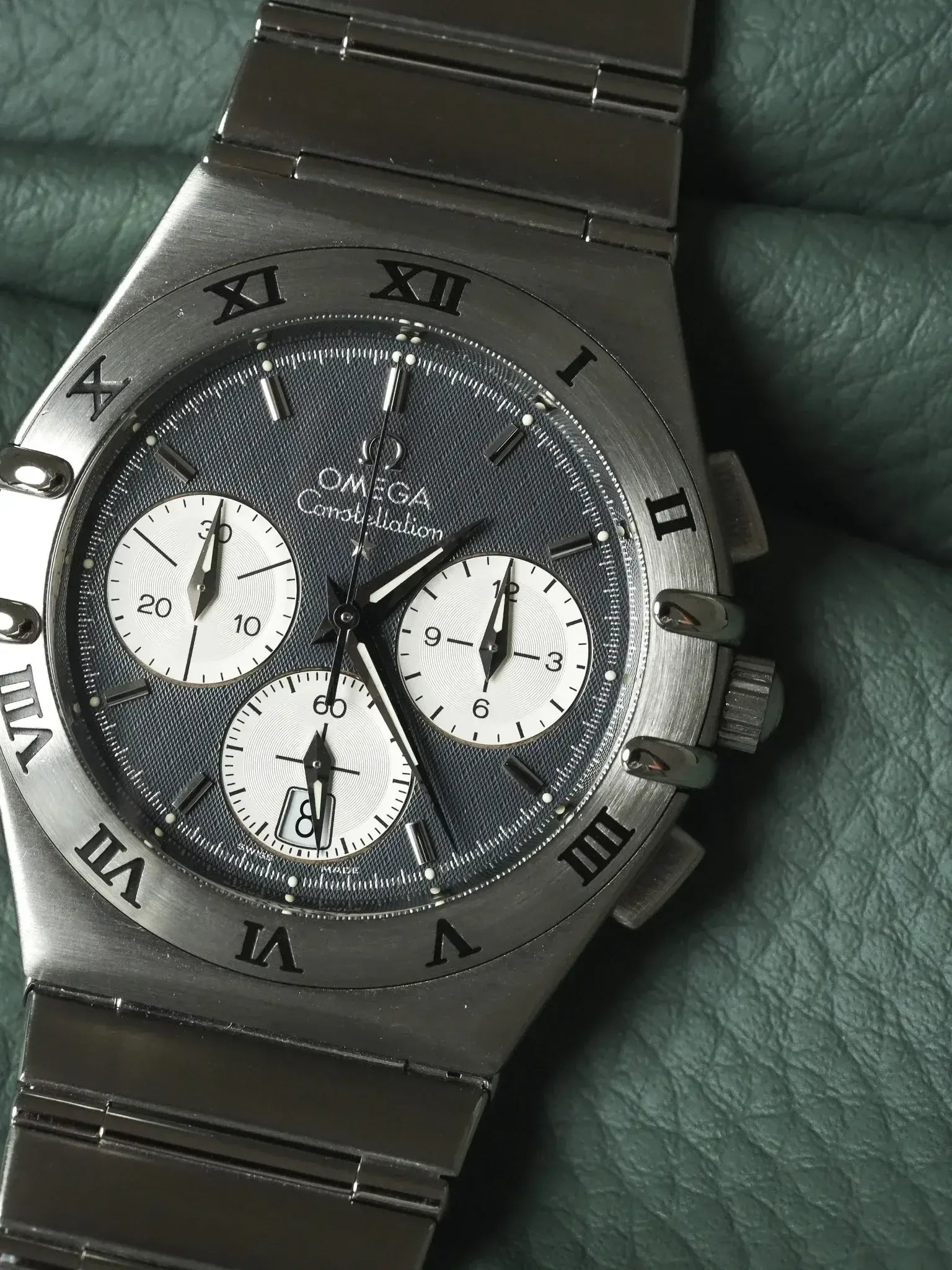 Omega - Constellation Double Eagle 1542.40 Acier Cadran Gris Nid d'abeille - 1990s - Atelier Victor
