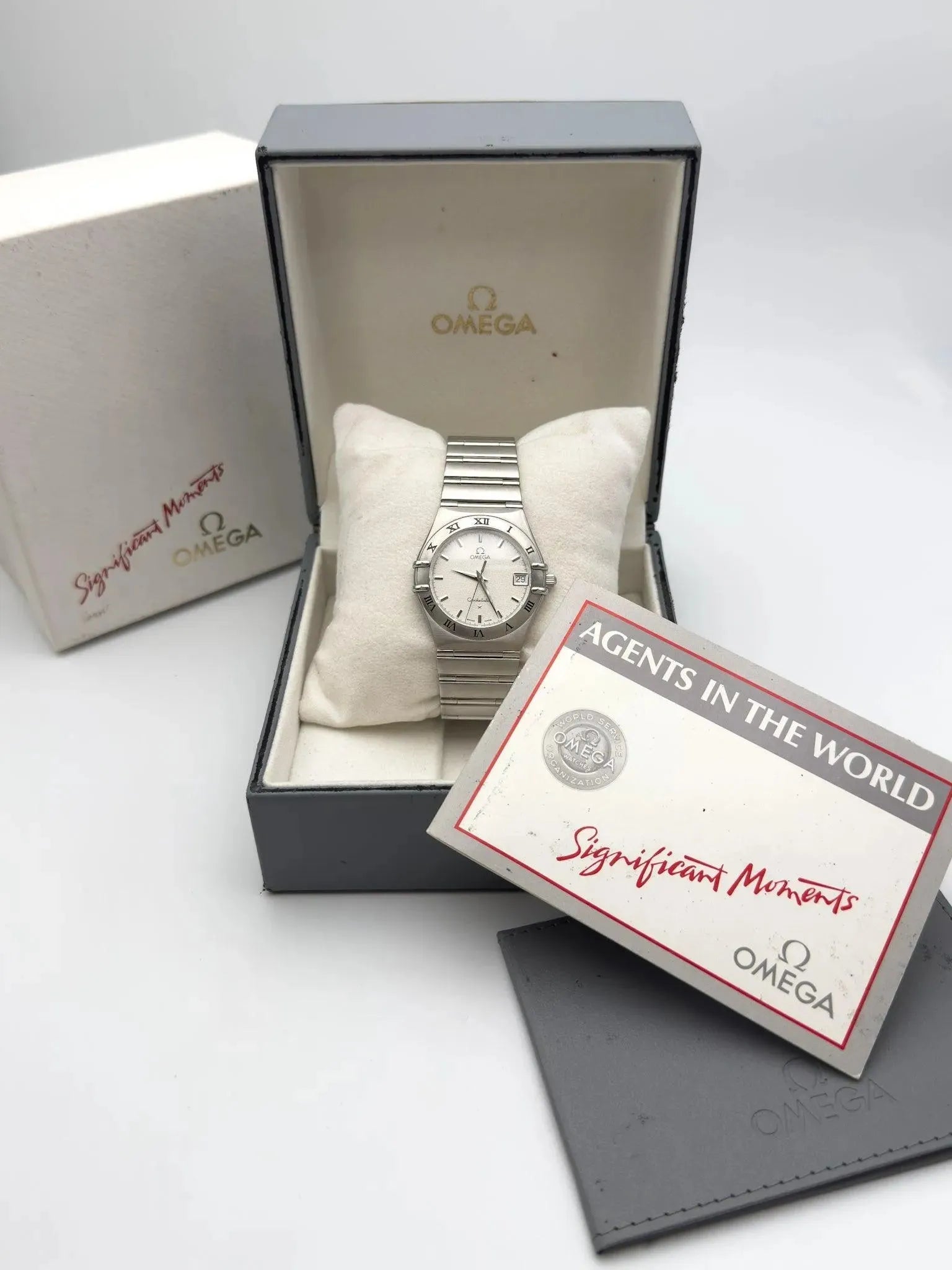 Omega - Constellation Full Steel Nid d'Abeille - 1998 - Atelier Victor Paris - Vintage Watch Shop Dubai