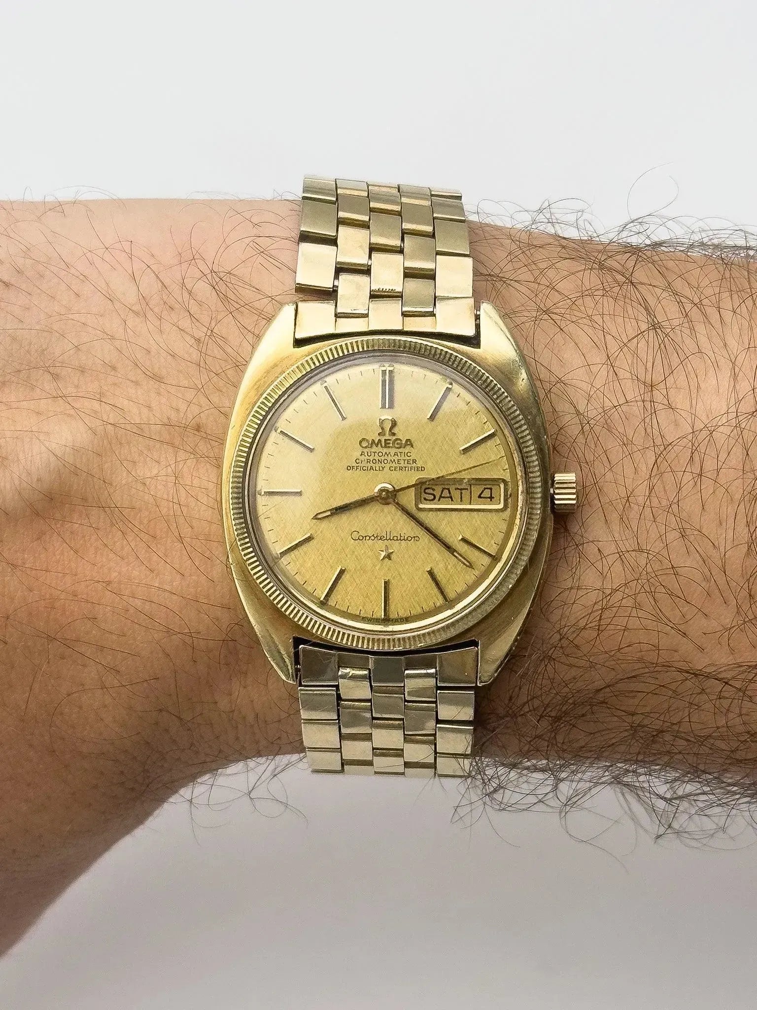 Omega - Constellation Gerald Genta Full Plated Gold - 1970 - Atelier Victor