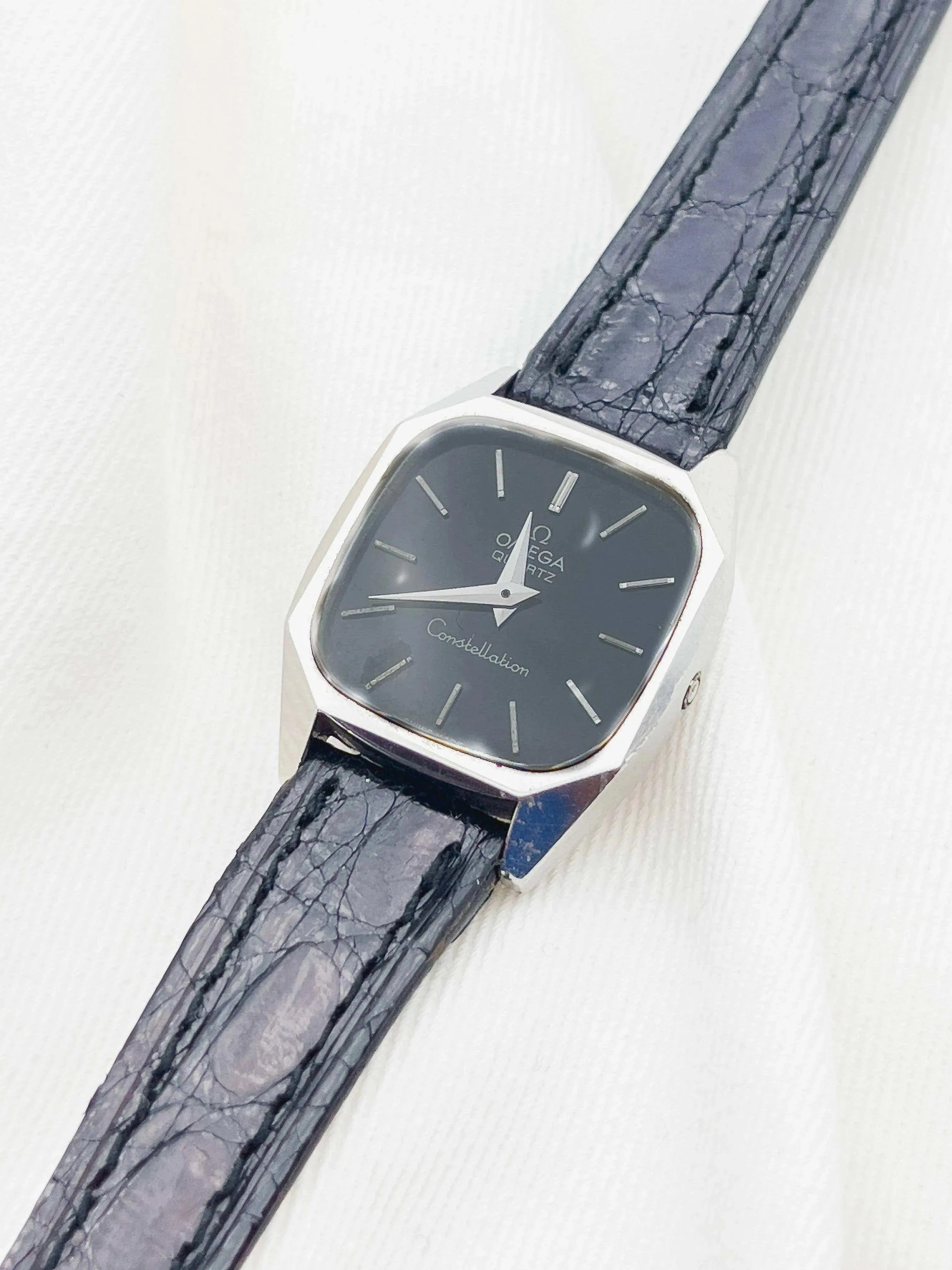 Omega - Constellation Lady Black Dial - 1973 - Atelier Victor Paris - Vintage Watch Shop Dubai