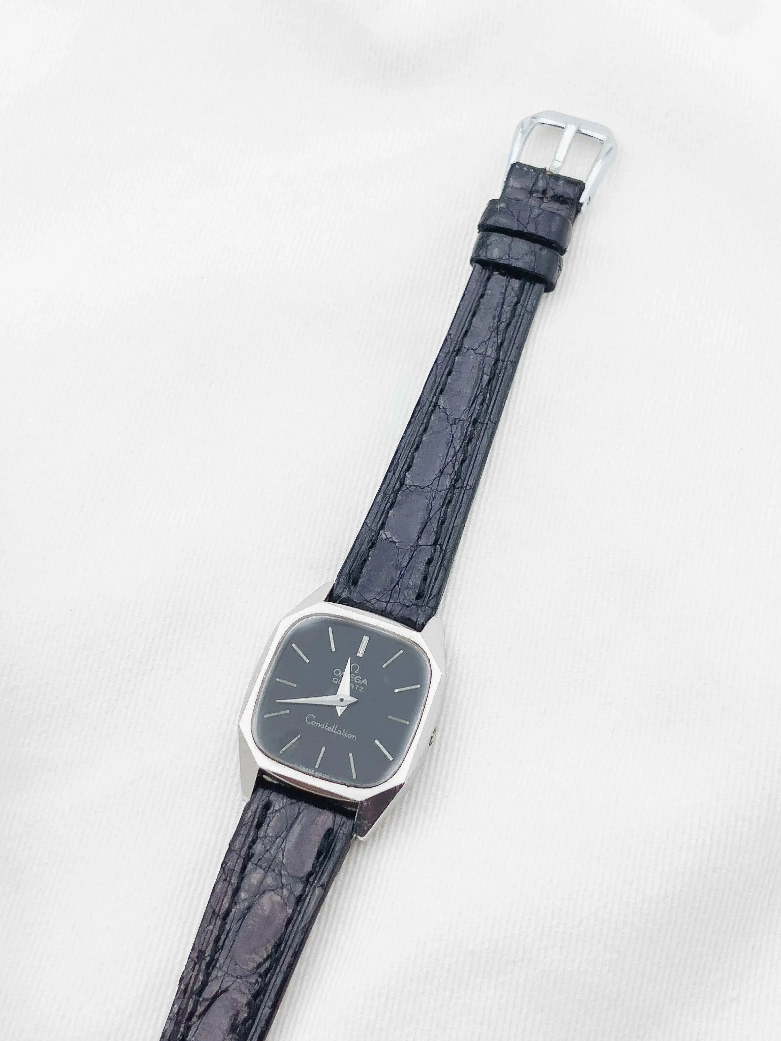 Omega - Constellation Lady Black Dial - 1973 - Atelier Victor Paris - Vintage Watch Shop Dubai