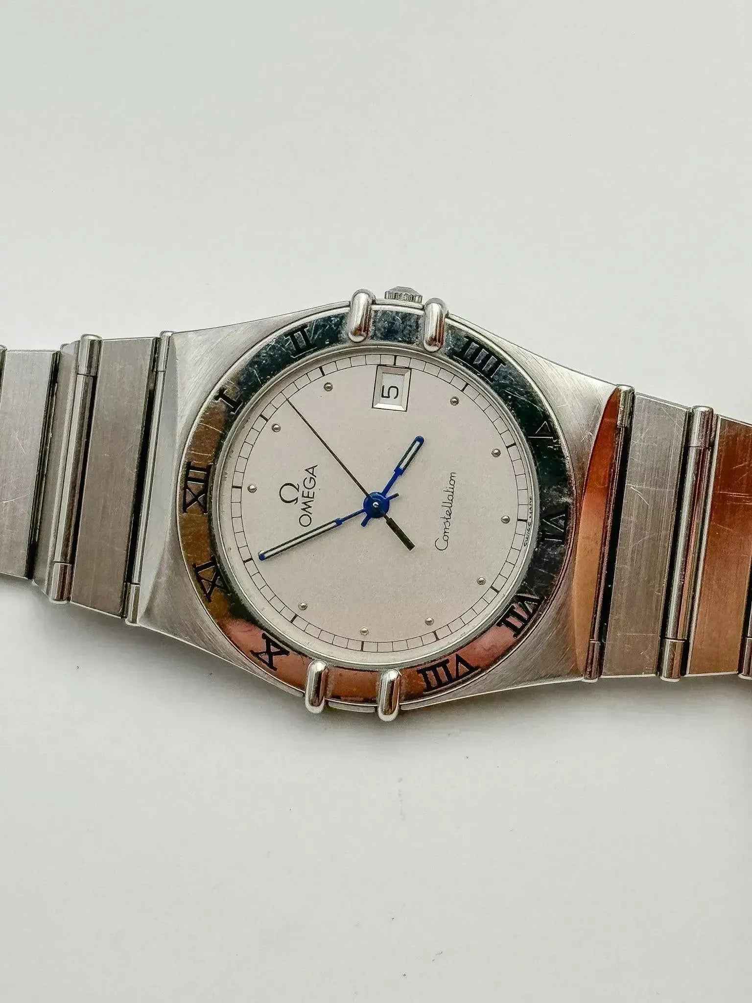Omega - Constellation Manhattan Acier Aiguilles Bleu #2 - 1993 - Atelier Victor
