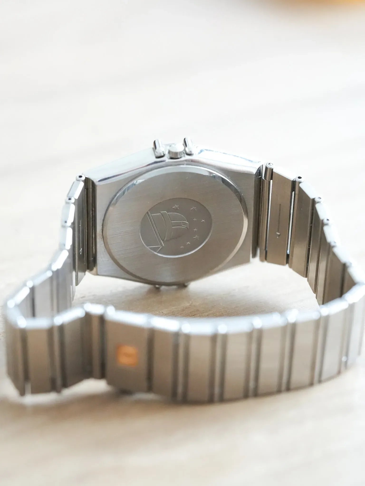 Omega - Constellation Manhattan Acier Aiguilles Bleues - 1990s - Atelier Victor