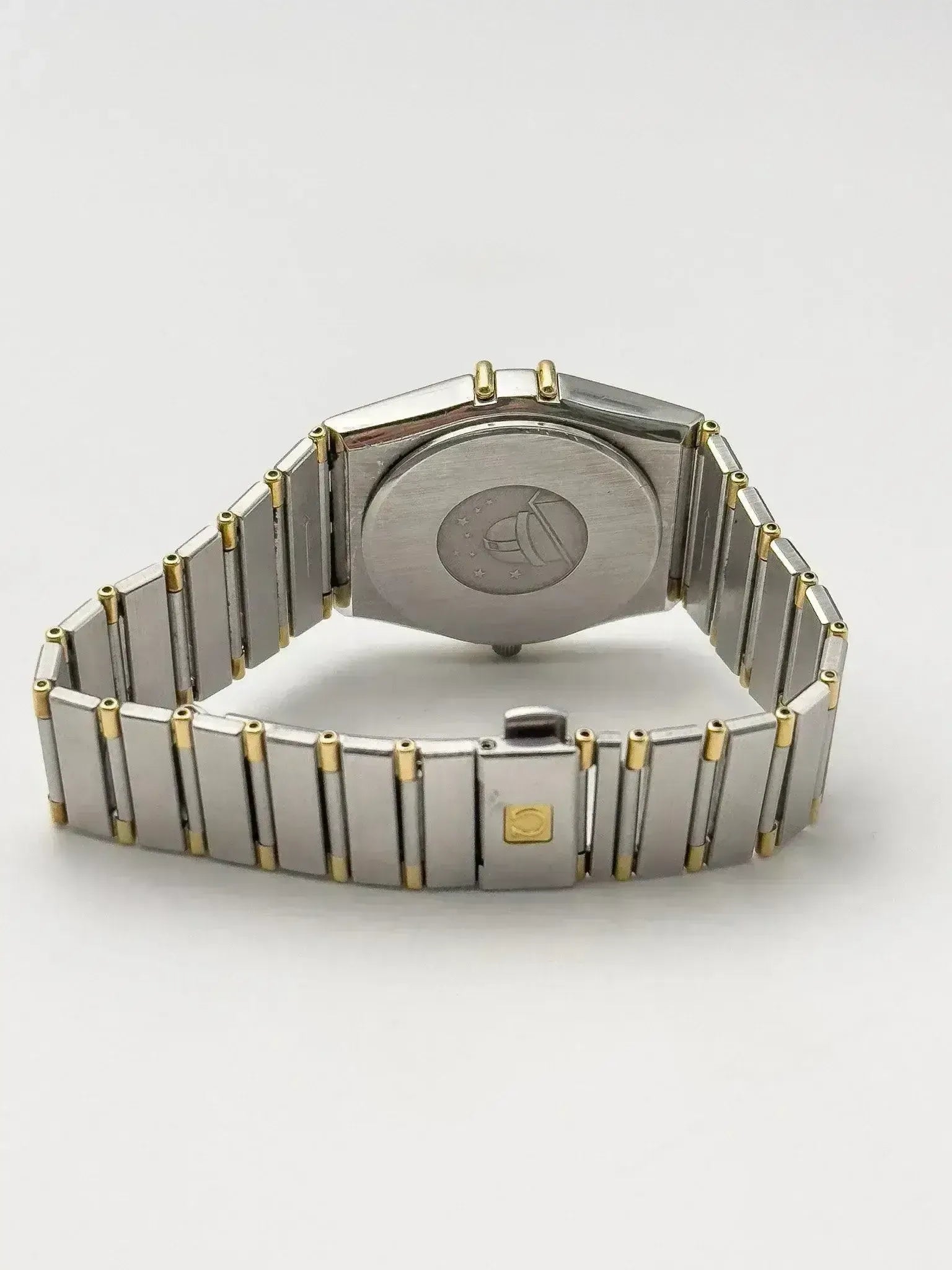 Omega - Constellation Manhattan Acier & Or 18k Date Cadran Or - 1990s - Atelier Victor