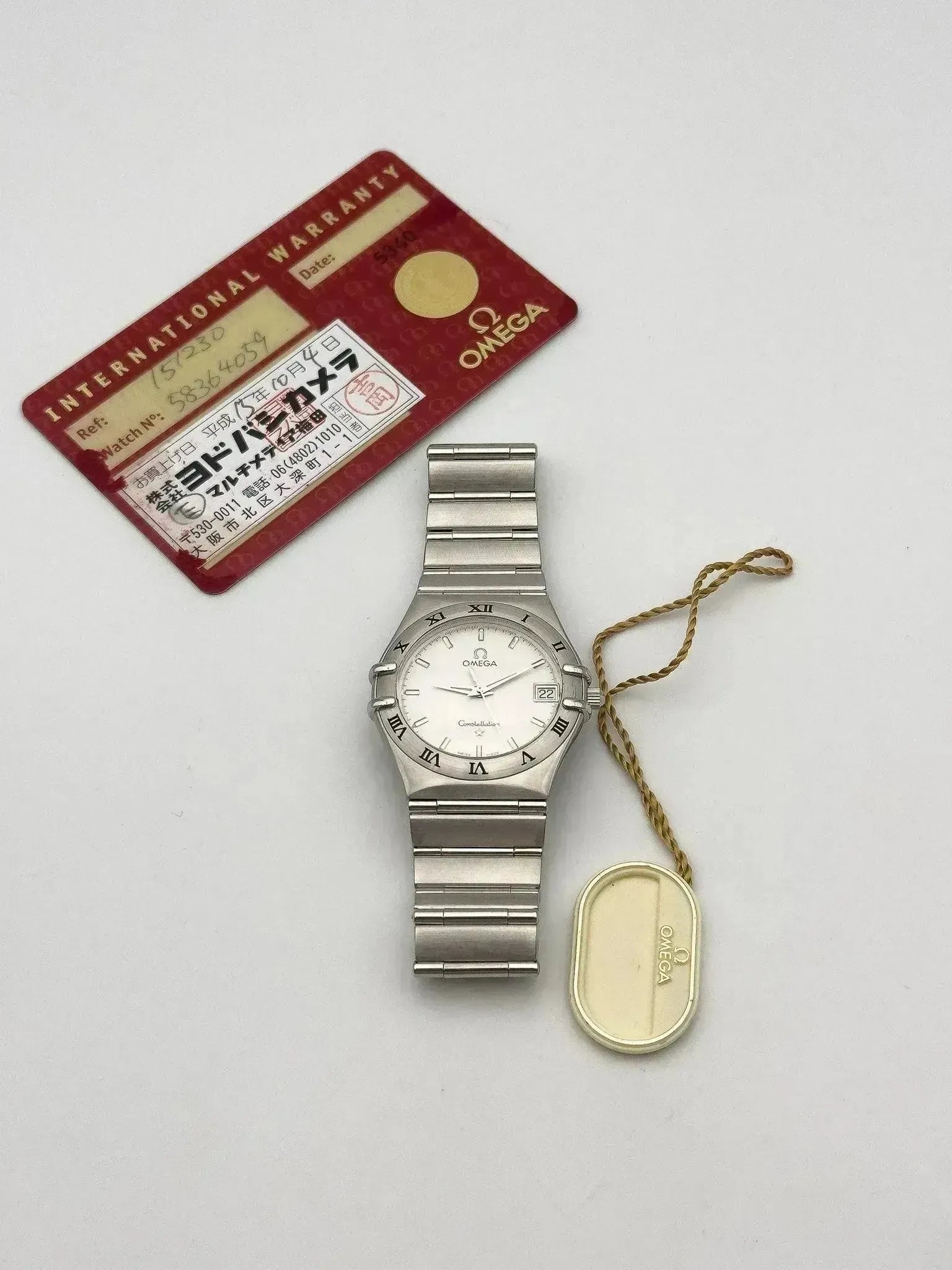 Omega - Constellation Manhattan Acier Cadran Blanc - Papier - 1998 - Atelier Victor