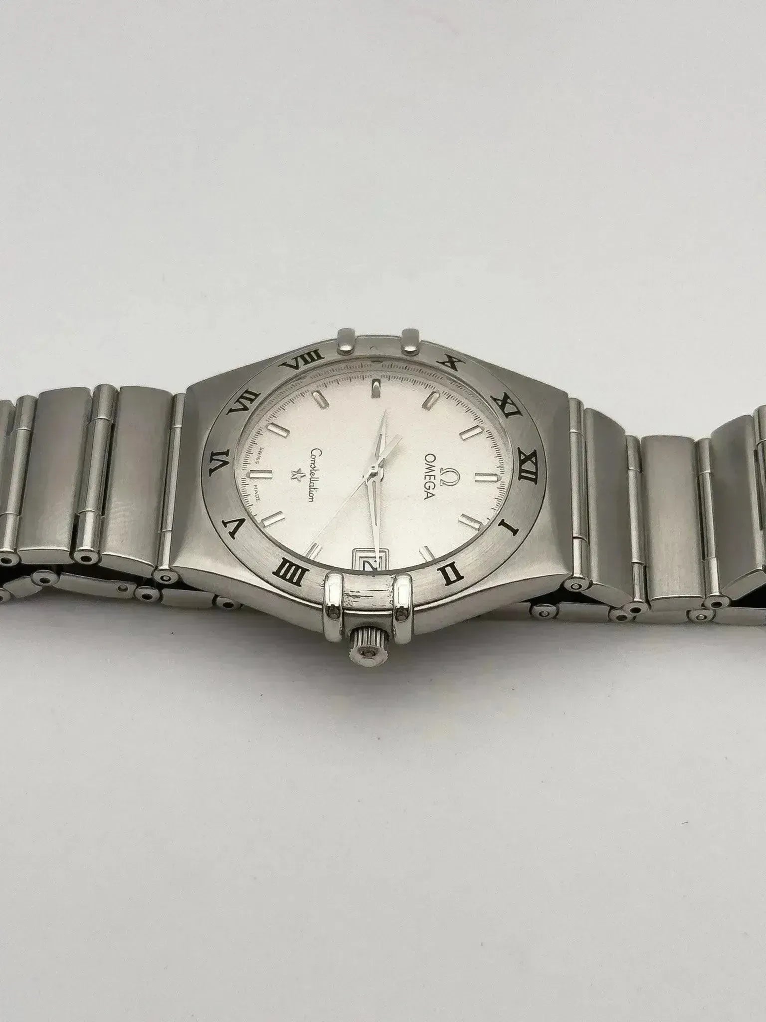 Omega - Constellation Manhattan Acier Cadran Blanc - Papier - 1998 - Atelier Victor