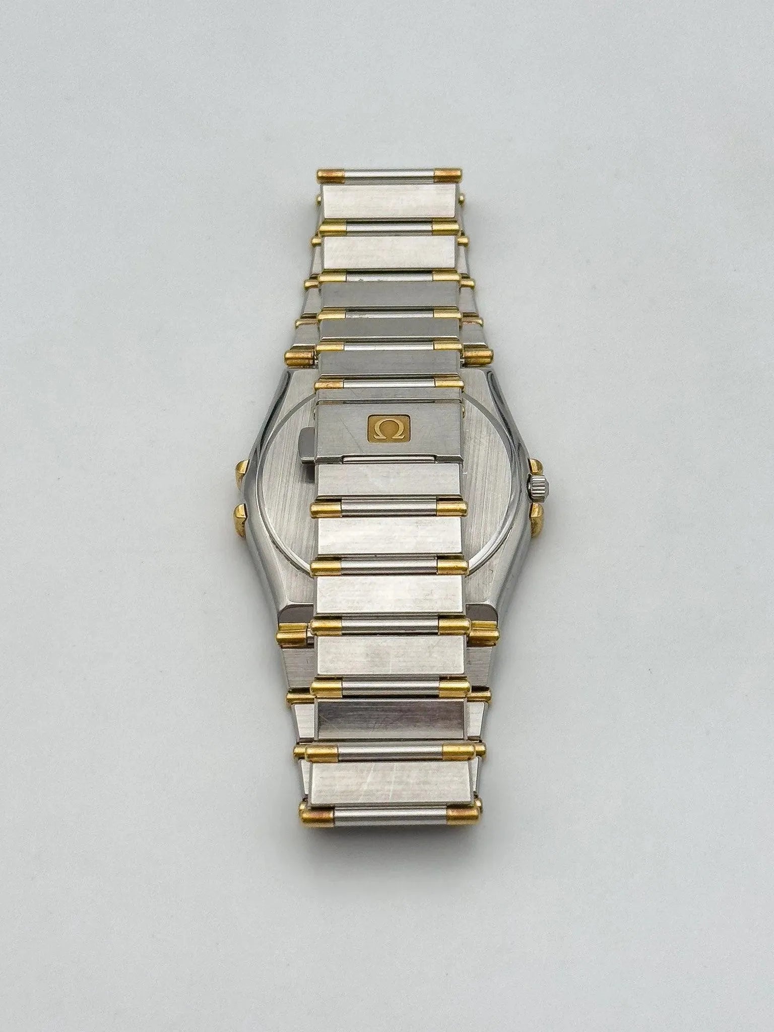 Omega - Constellation Manhattan Noir Or 18k & Acier - 1989 - Atelier Victor Paris - Vintage Watch Shop Dubai