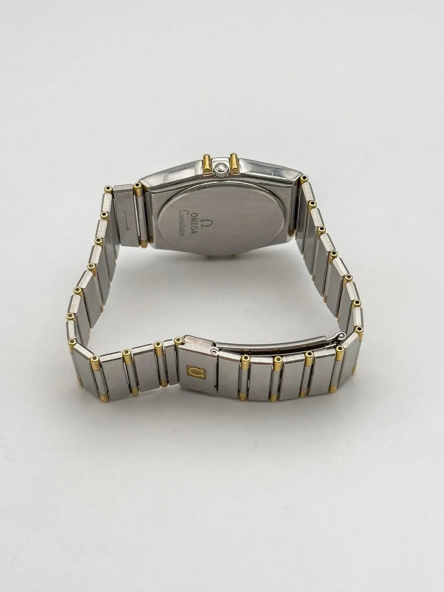 Omega - Constellation Manhattan Noir Or 18k & Acier - 1989 - Atelier Victor - Vintage Shop