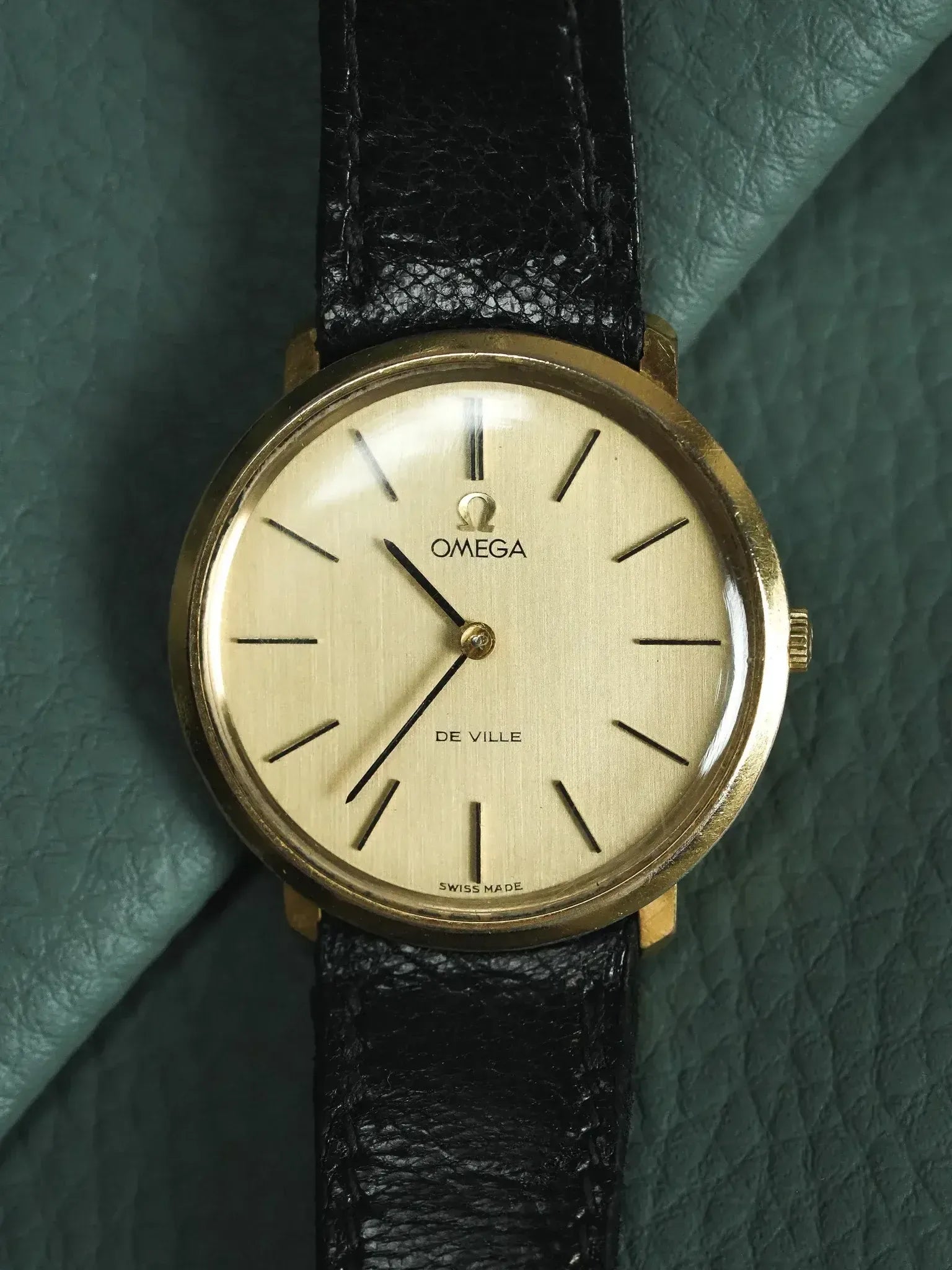 Omega - De Ville 111.077 montre habillée Ronde Plaqué or - 1970 - Atelier Victor