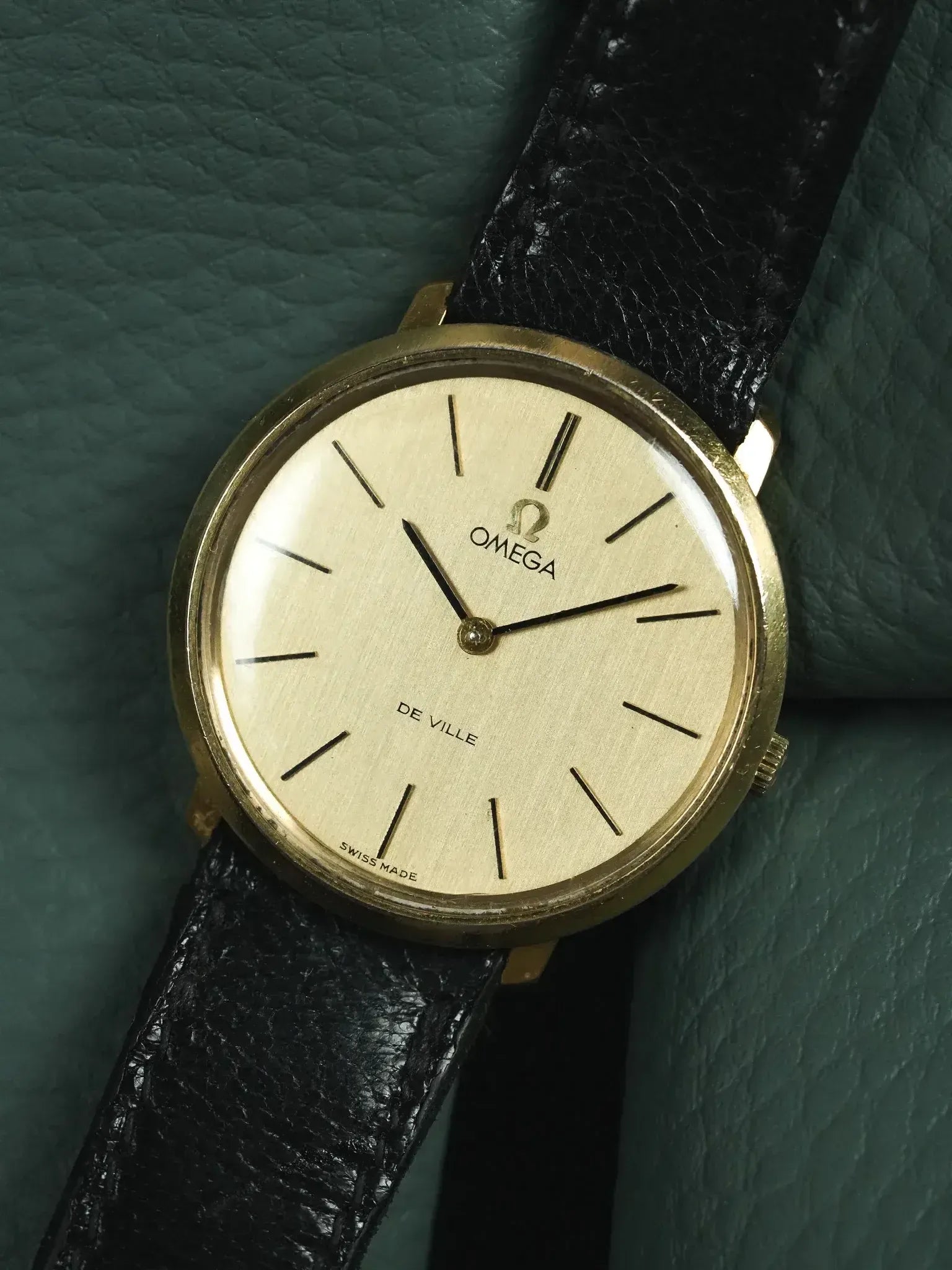 Omega - De Ville 111.077 montre habillée Ronde Plaqué or - 1970 - Atelier Victor