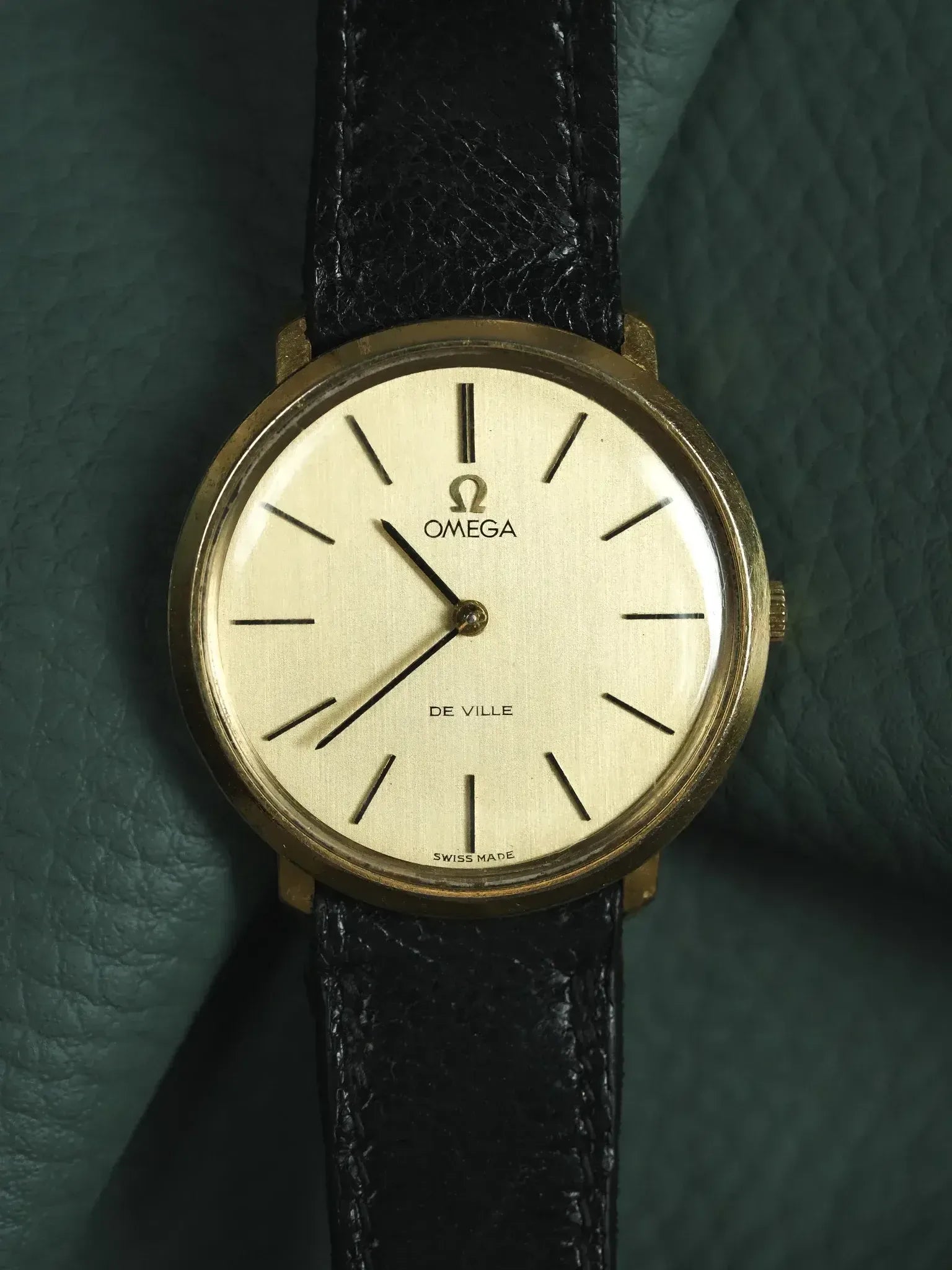 Omega - De Ville 111.077 montre habillée Ronde Plaqué or - 1970 - Atelier Victor