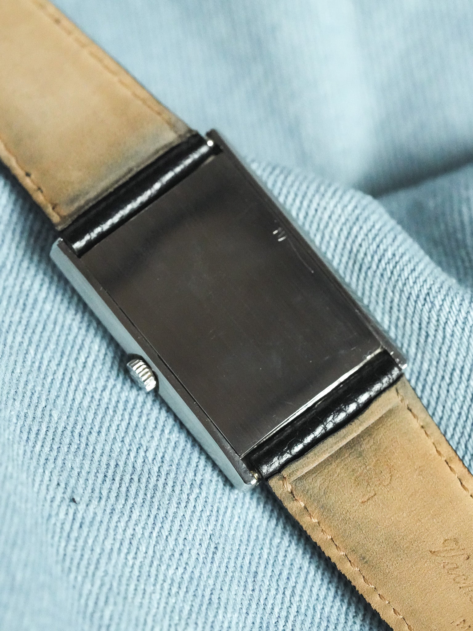 Omega - De Ville 111.101 Tank Bleu Acier Brossé - 1970 - Atelier Victor - Vintage Shop