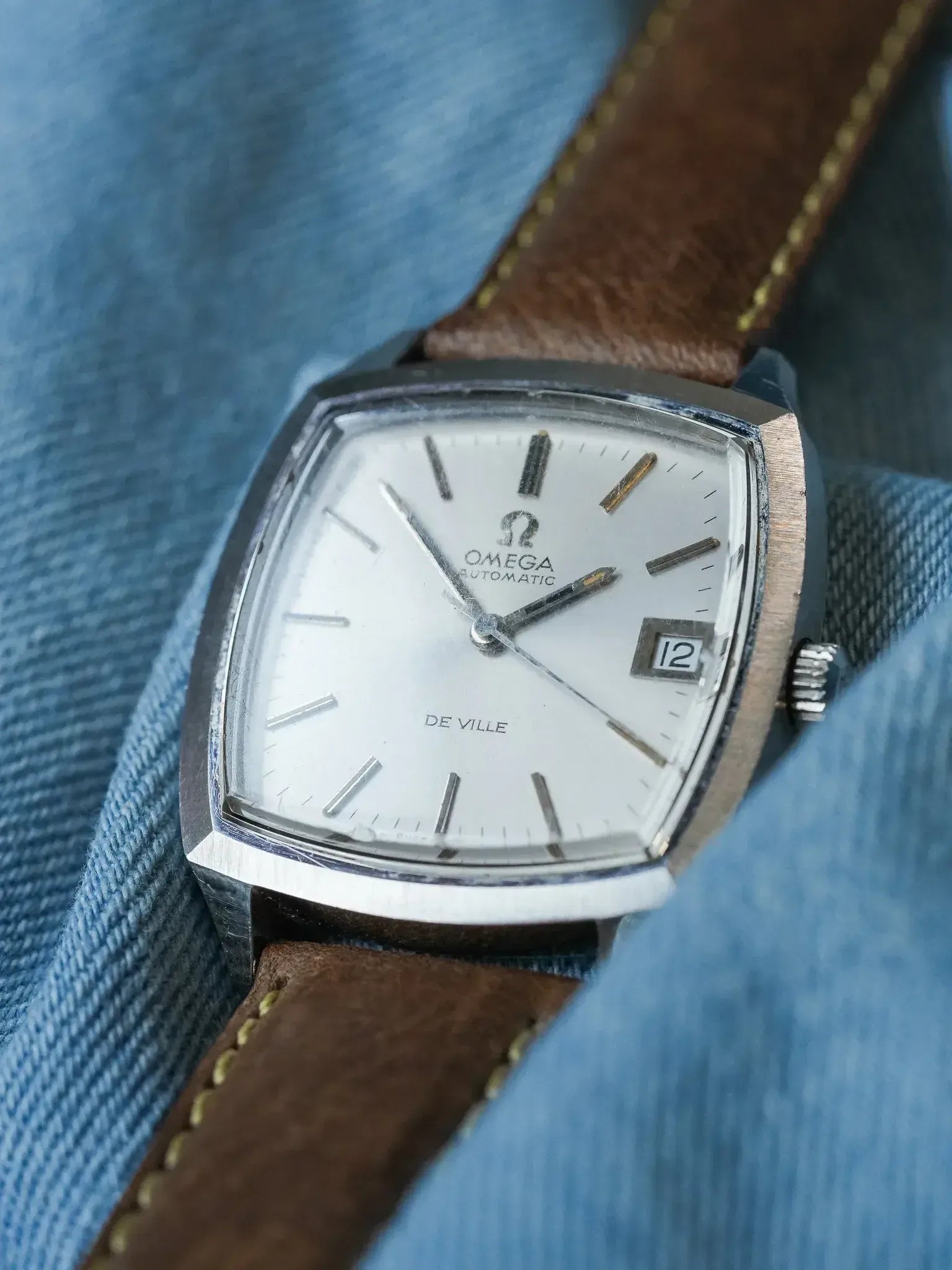 Omega - De Ville 166.075 Tonneau Acier - 1970s - Atelier Victor