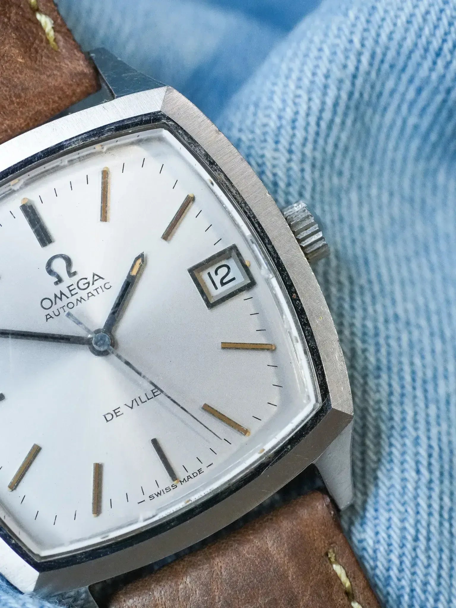 Omega - De Ville 166.075 Tonneau Acier - 1970s - Atelier Victor
