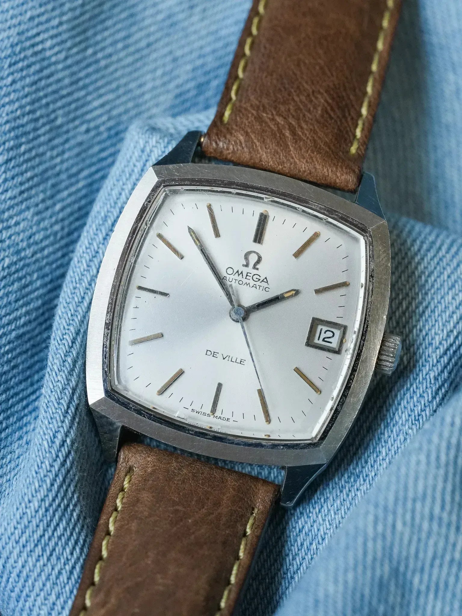 Omega - De Ville 166.075 Tonneau Acier - 1970s - Atelier Victor