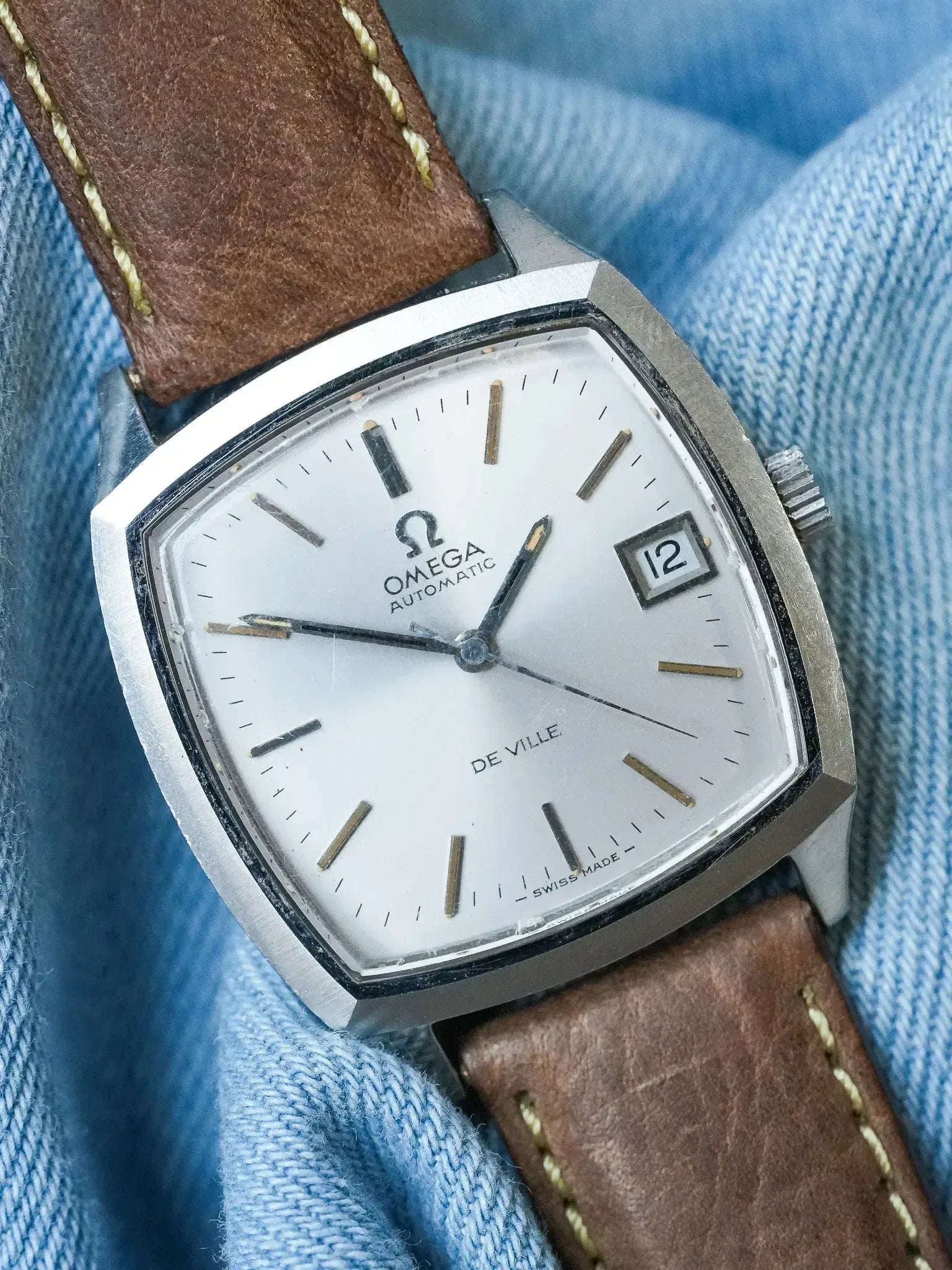 Omega - De Ville 166.075 Tonneau Acier - 1970s - Atelier Victor