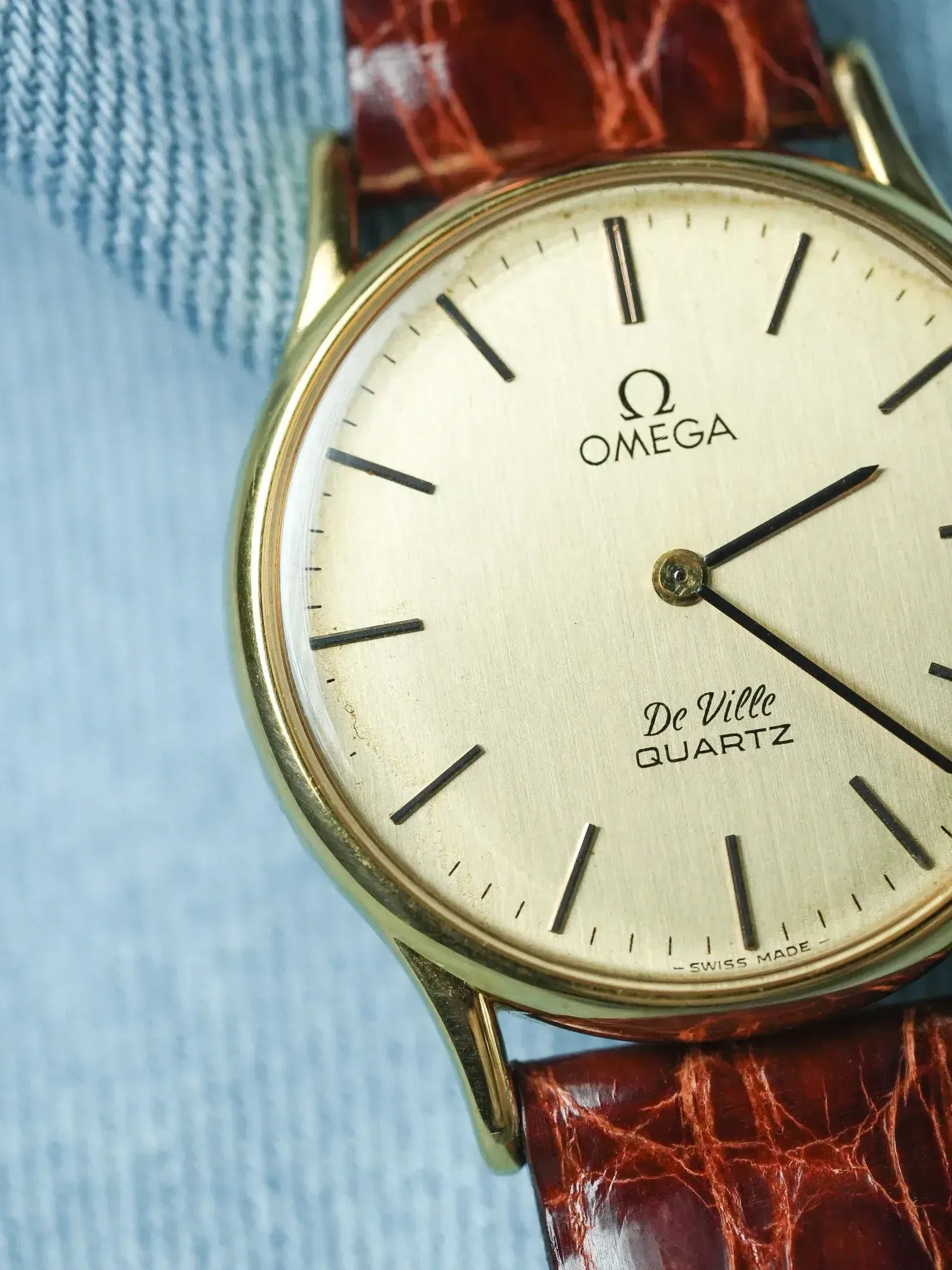 Omega - De Ville 191.0072 Quartz Or Index Onyx - 1978 - Atelier Victor