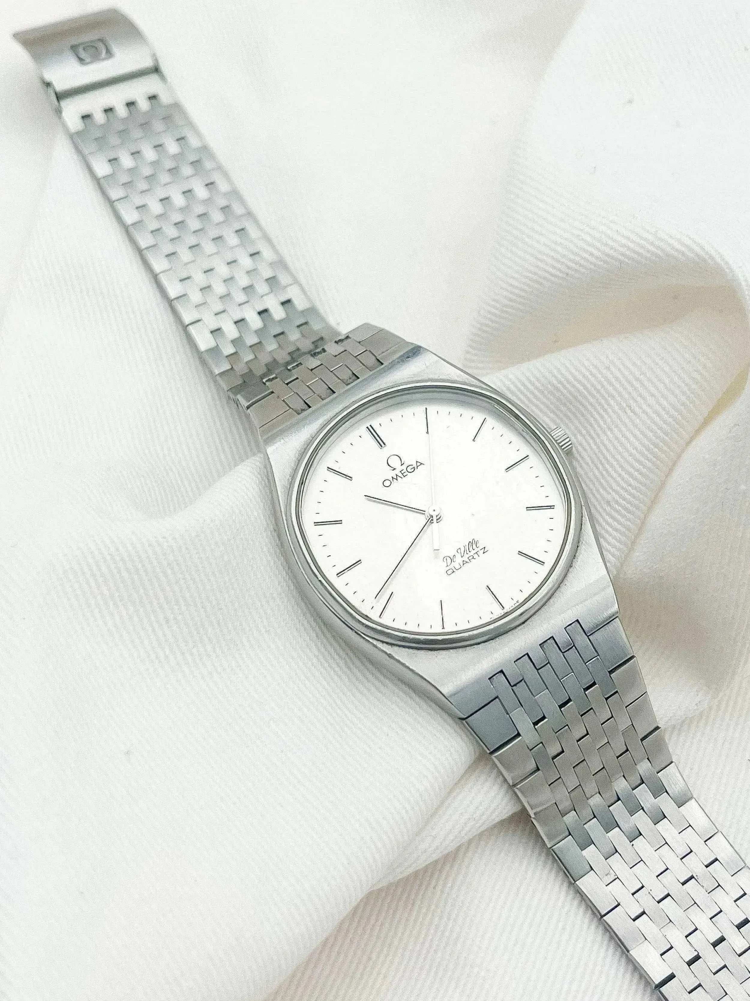 Omega - De Ville Acier Bracelet intégré - 1979 - Atelier Victor - Vintage Shop