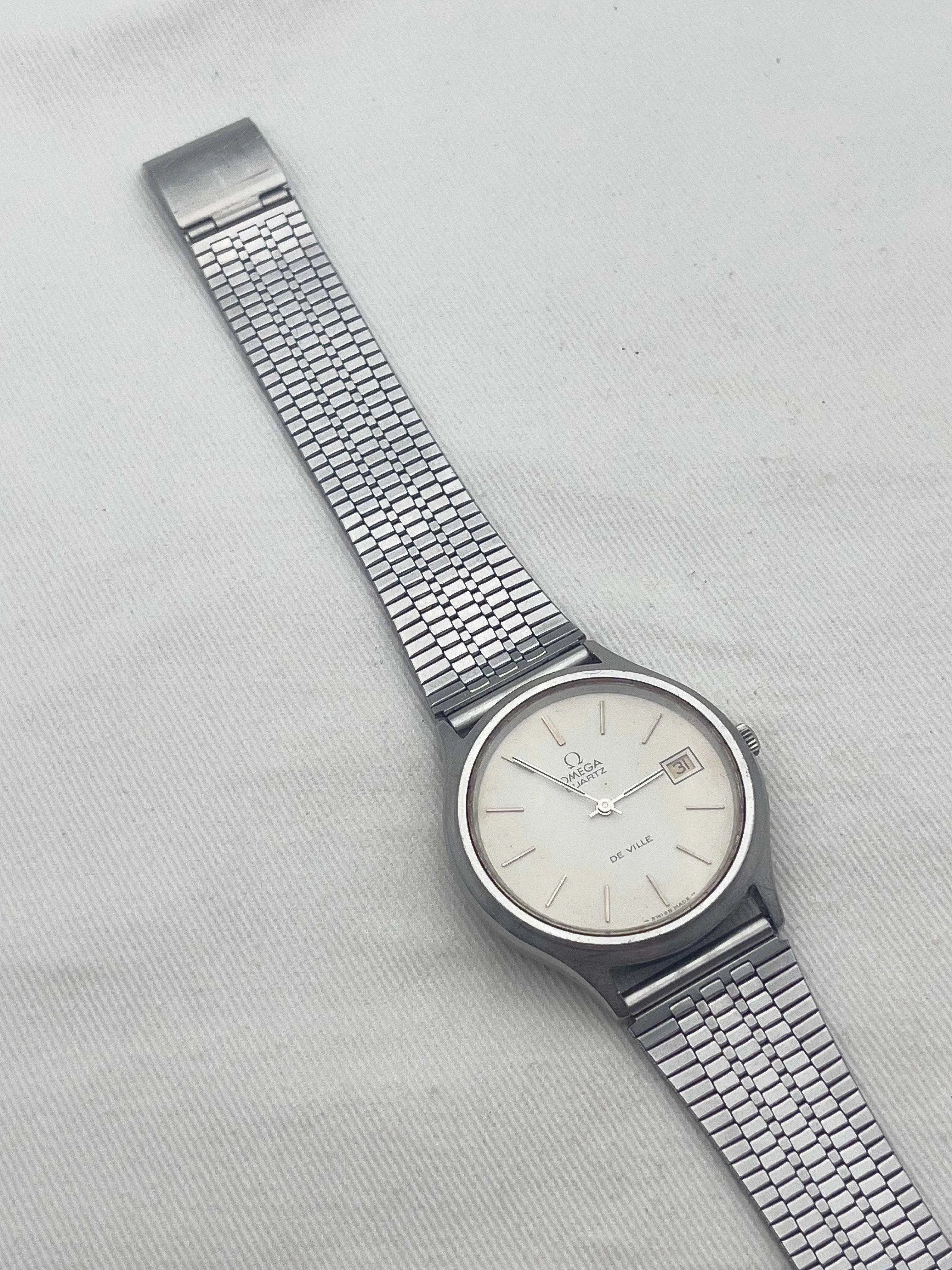 Omega - De Ville Acier Crème Patinée - 1973 - Atelier Victor - Vintage Shop