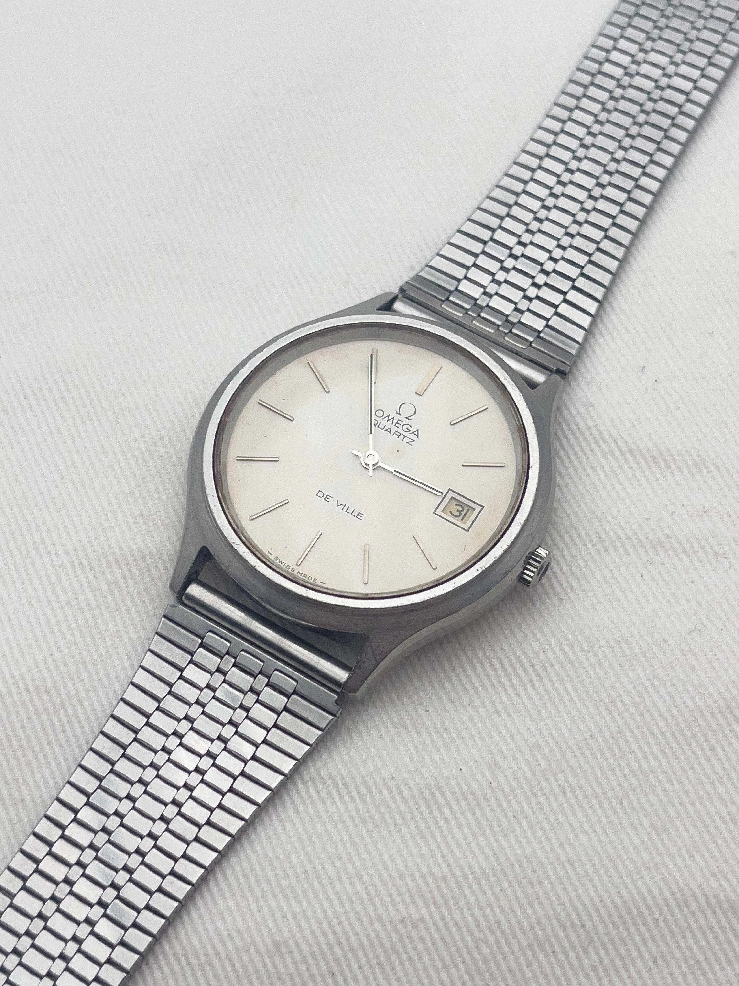 Omega - De Ville Acier Crème Patinée - 1973 - Atelier Victor - Vintage Shop