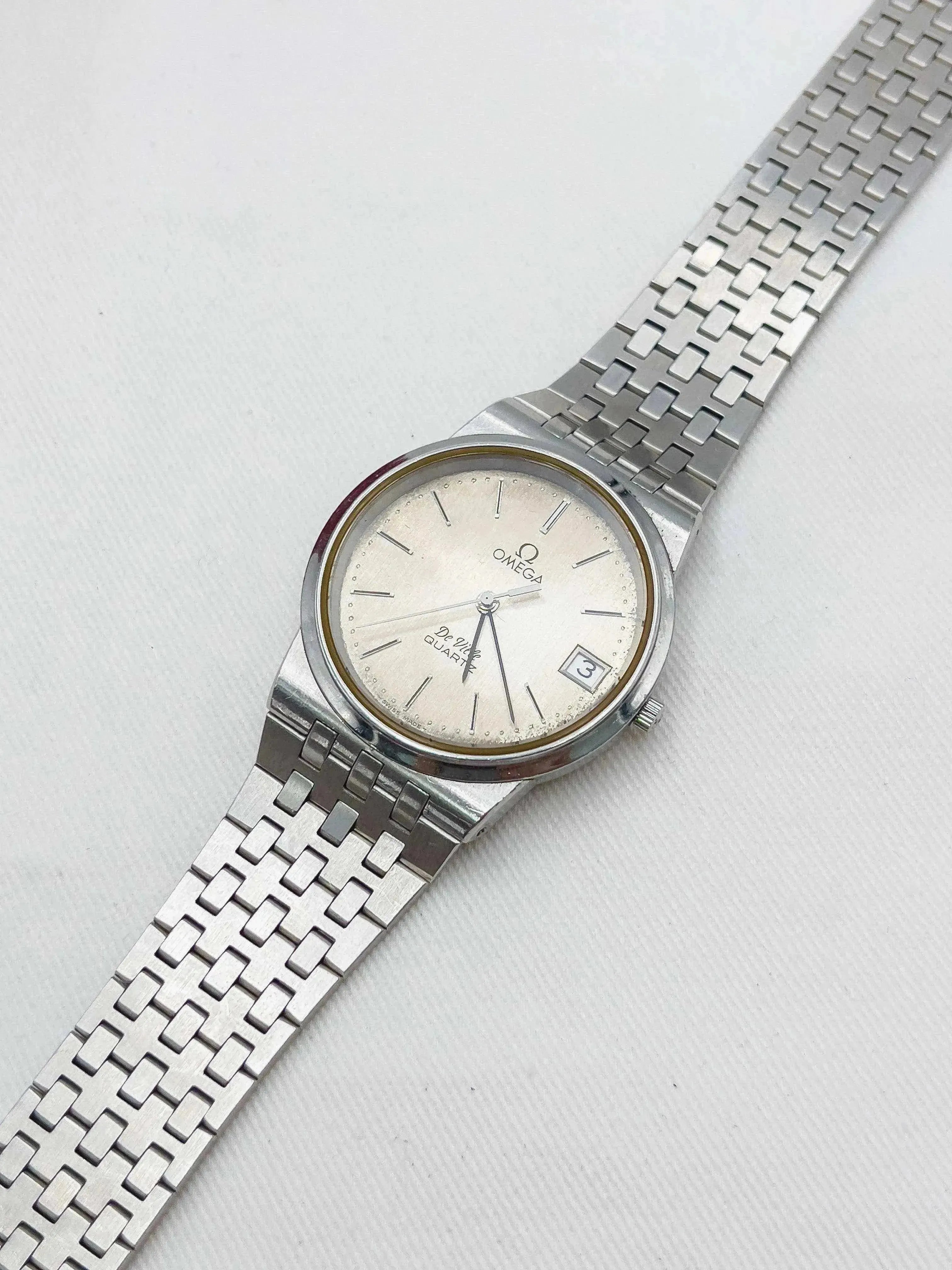 Omega - De Ville Acier Maille - Boite - 1979 - Atelier Victor Paris - Vintage Watch Shop Dubai