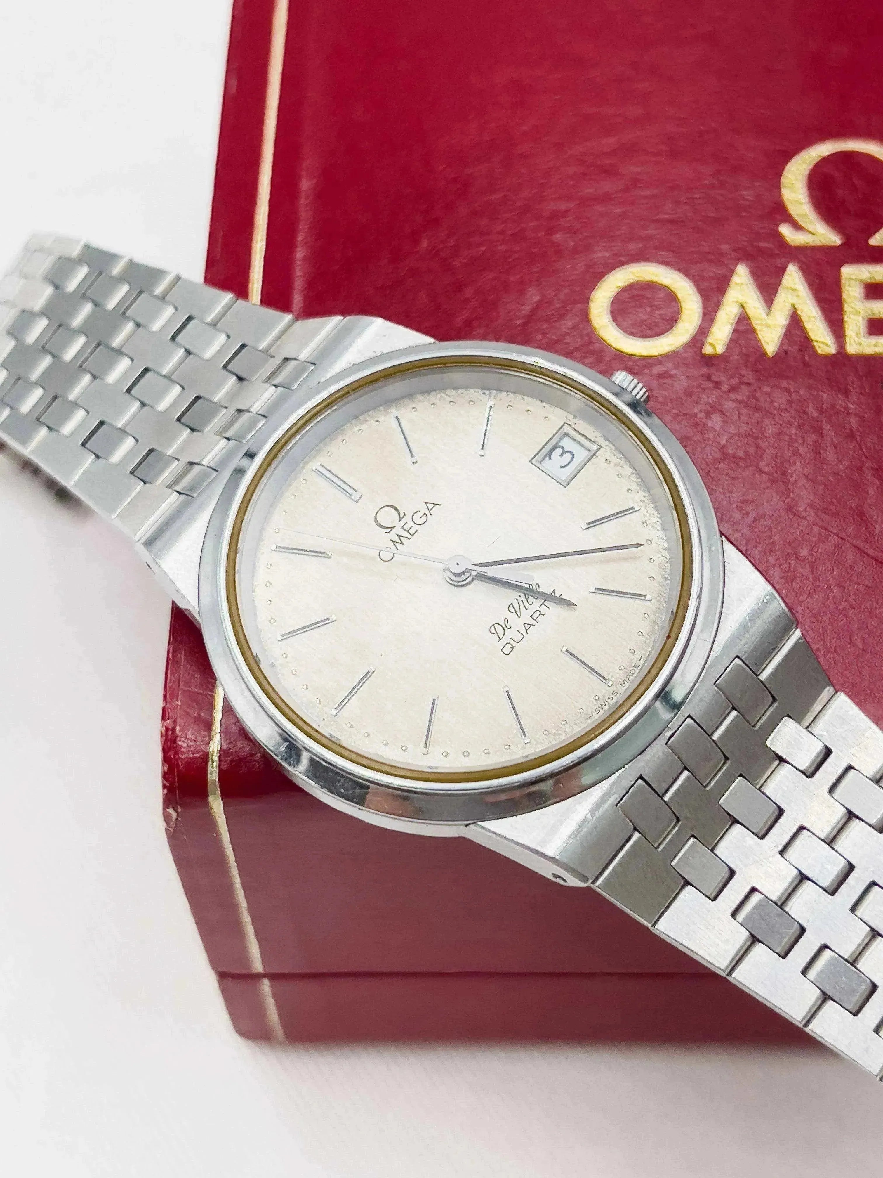 Omega - De Ville Acier Maille - Boite - 1979 - Atelier Victor Paris - Vintage Watch Shop Dubai