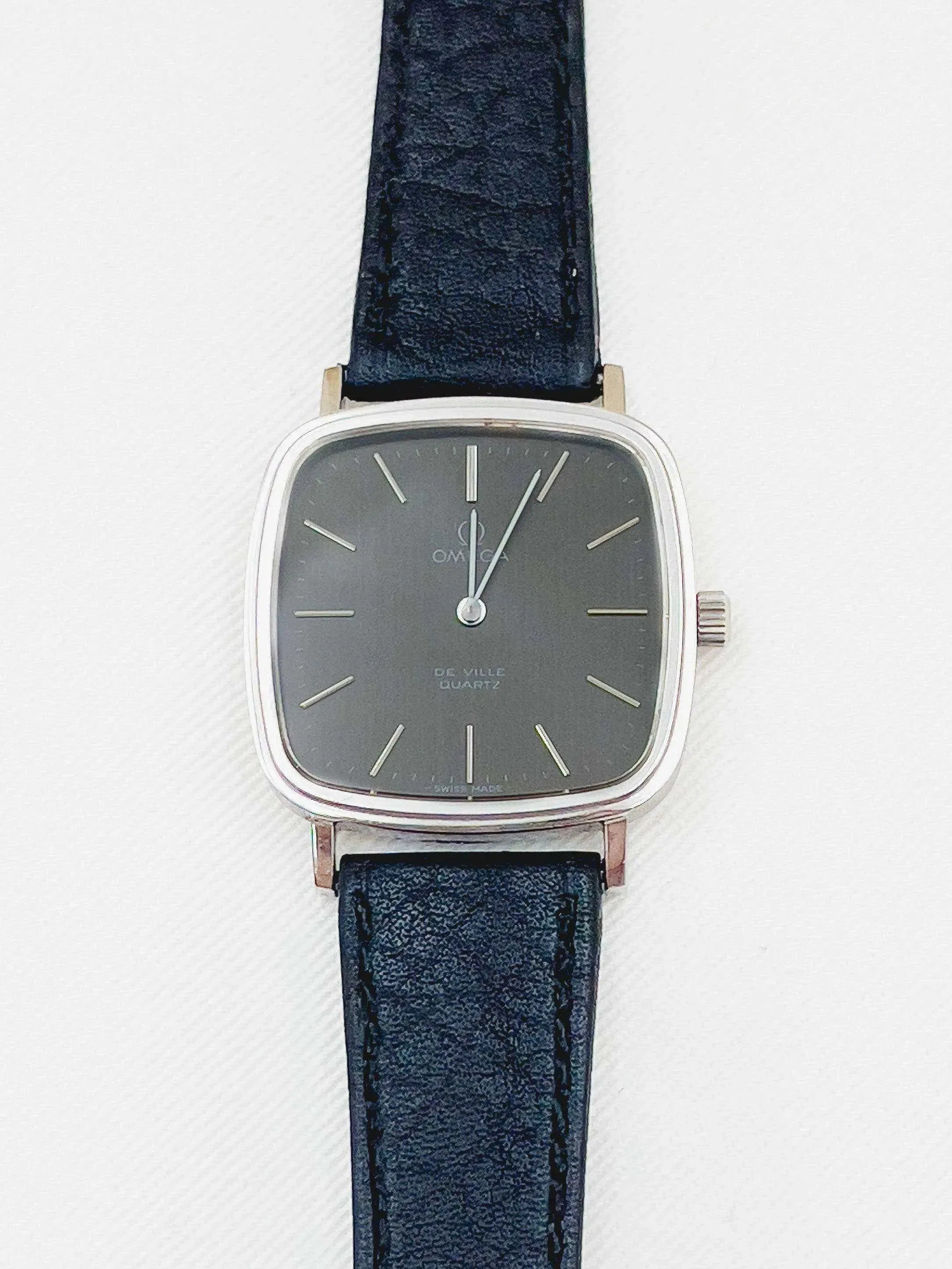Omega - De Ville Carré acier noir - 1978 - Atelier Victor