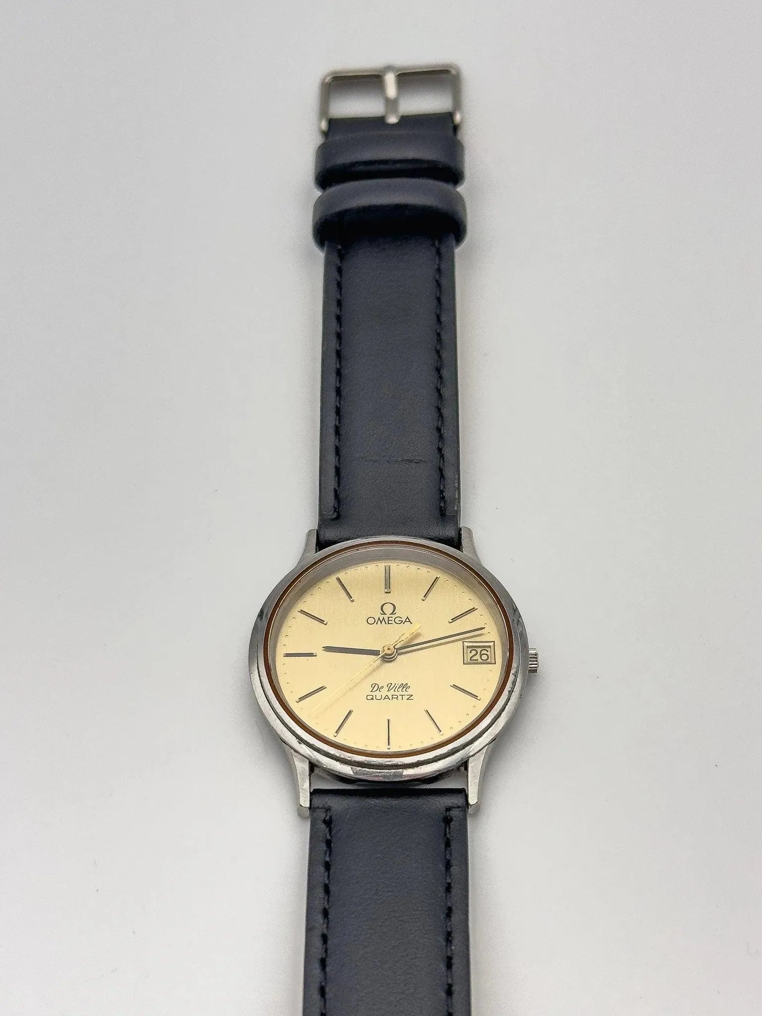 Omega - De Ville Champagne Date - 1979 - Atelier Victor Paris - Vintage Watch Shop Dubai