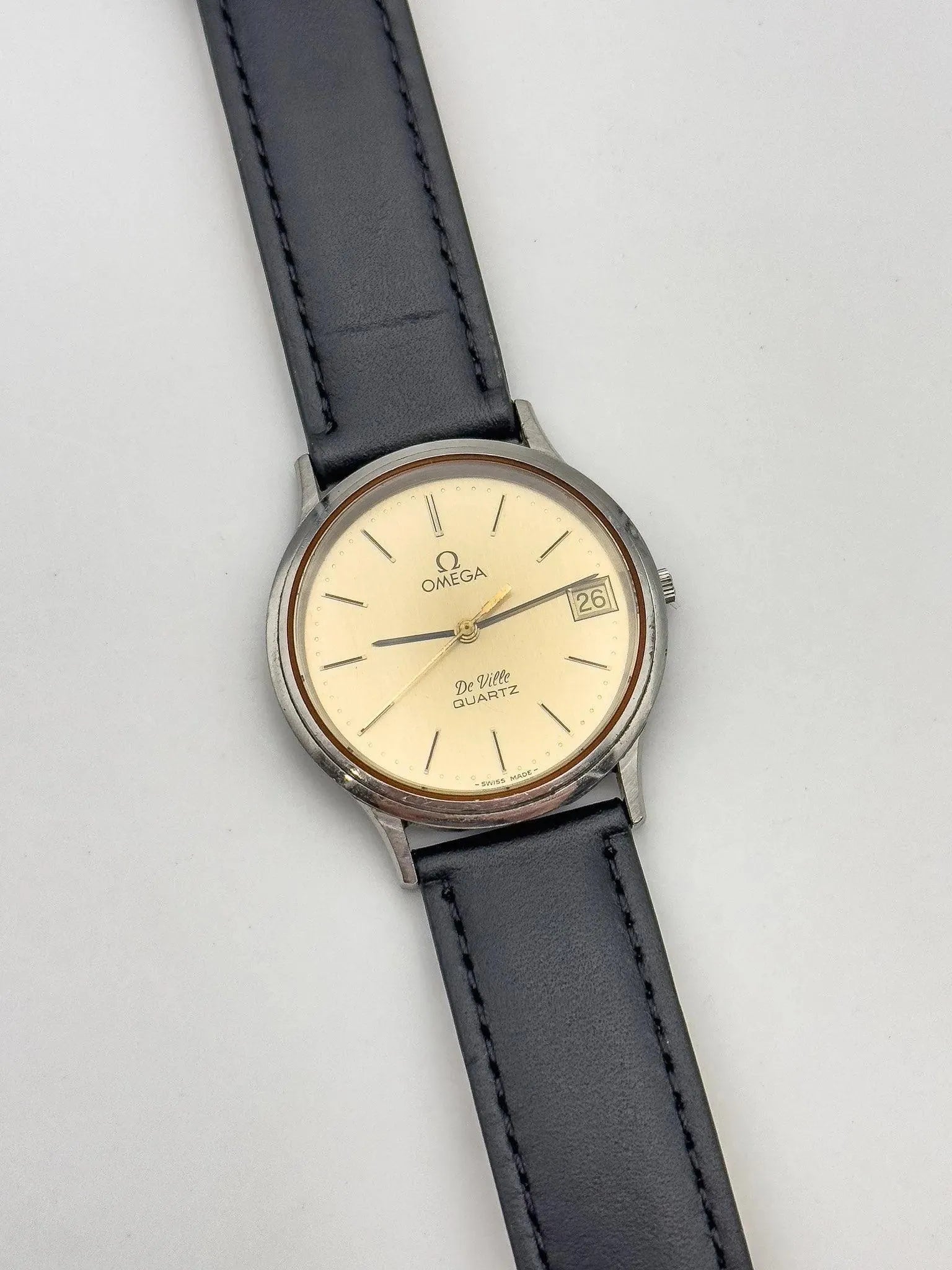 Omega - De Ville Champagne Date - 1979 - Atelier Victor Paris - Vintage Watch Shop Dubai