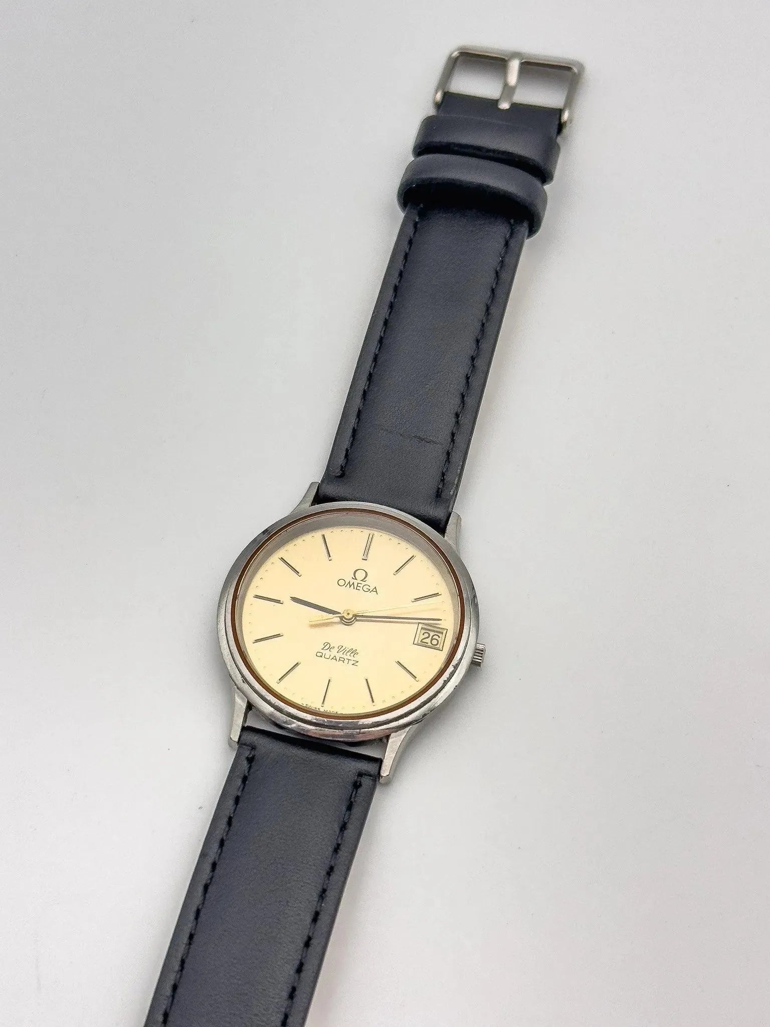 Omega - De Ville Champagne Date - 1979 - Atelier Victor Paris - Vintage Watch Shop Dubai