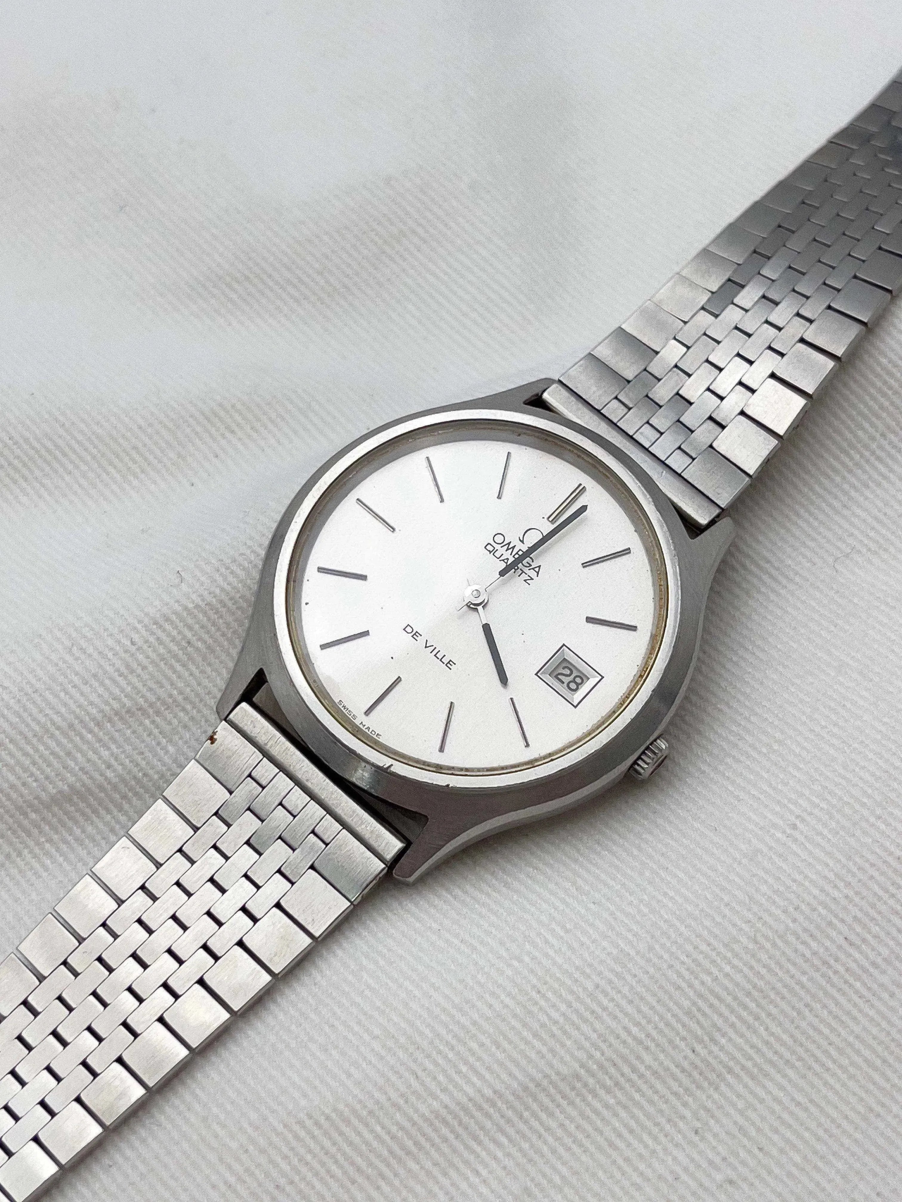 Omega - De Ville Circle Full Steel - 1976 - Atelier Victor - Vintage Shop