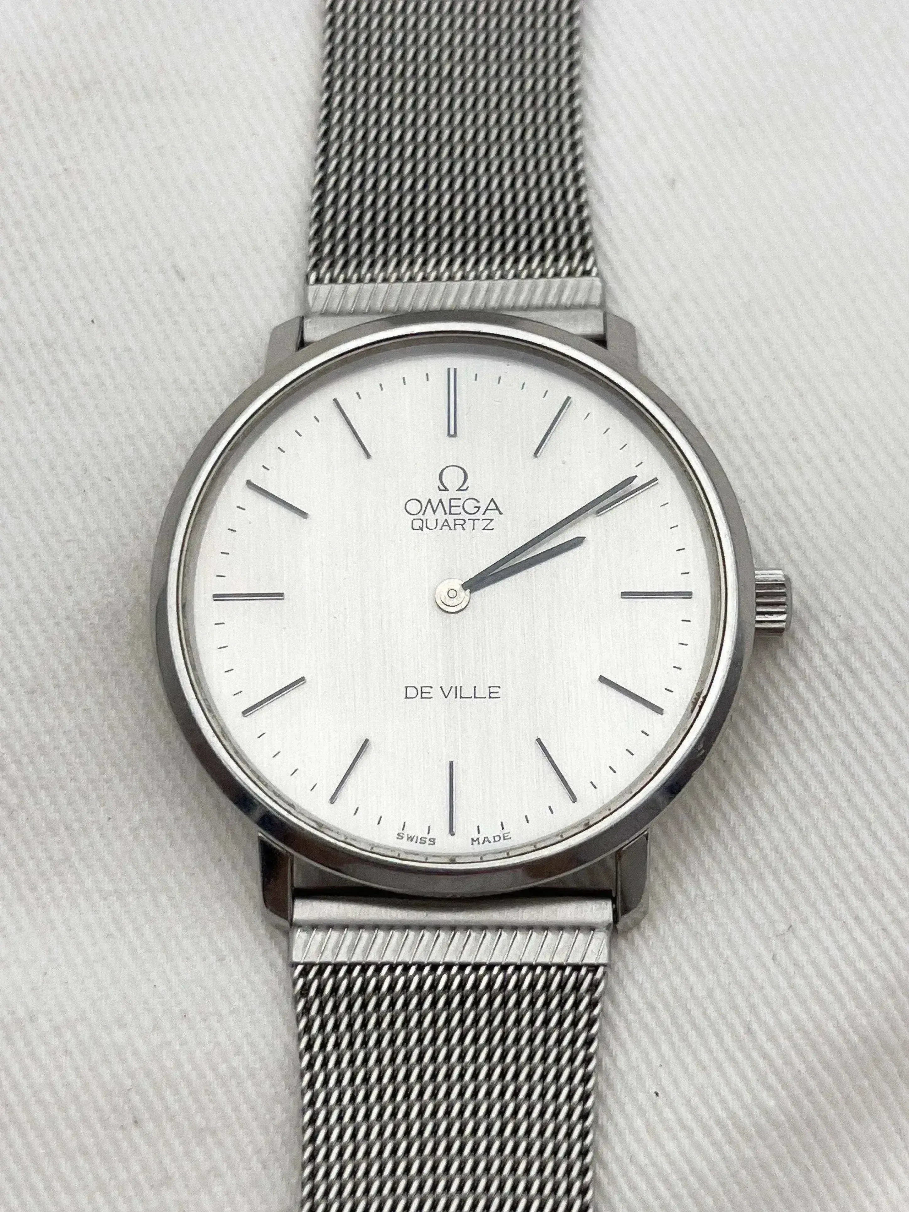 Omega - De Ville Gray Steel Circle - 1977