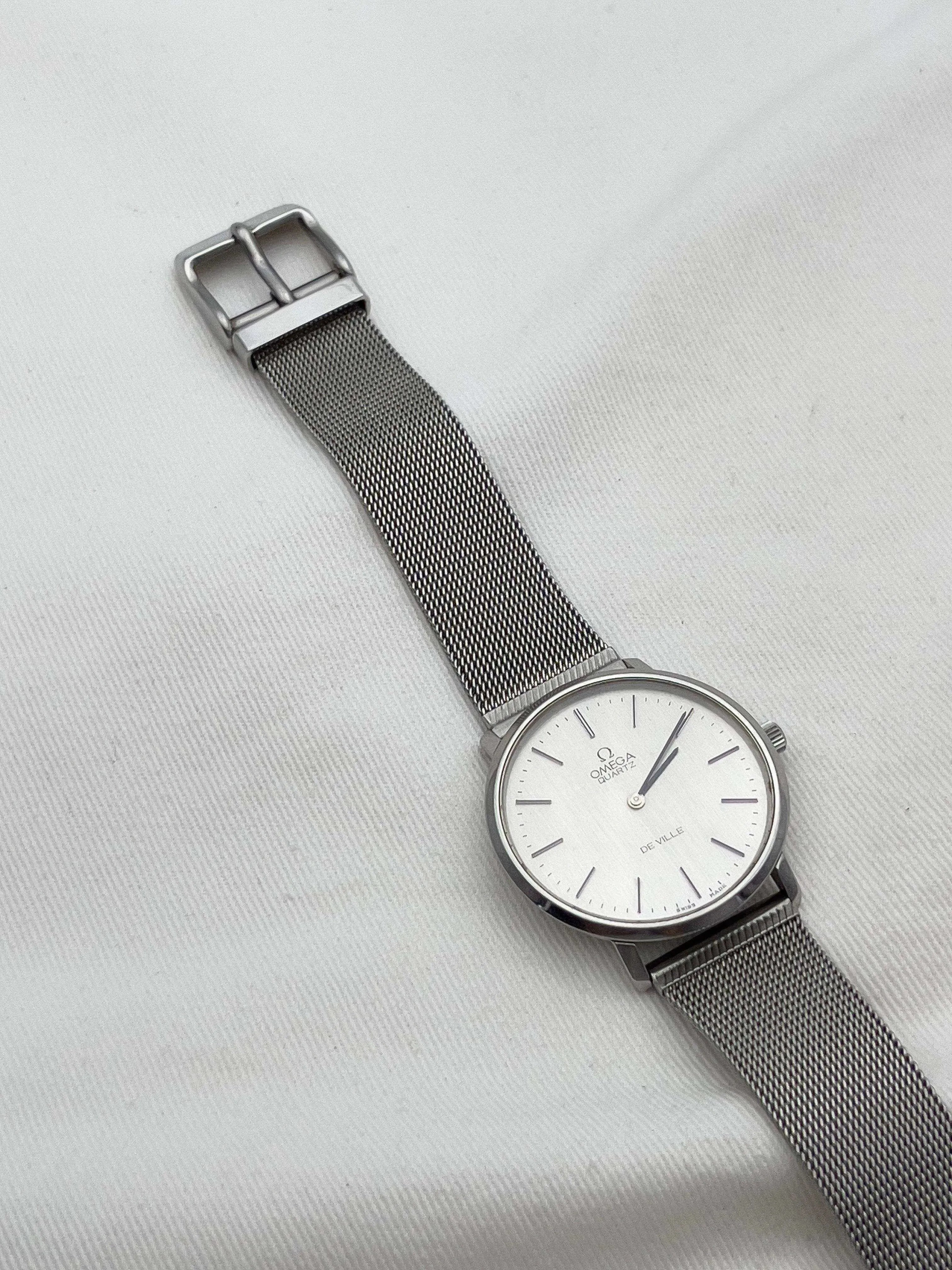 Omega - De Ville Circle Gris Acier - 1977 - Atelier Victor Paris - Vintage Watch Shop Dubai