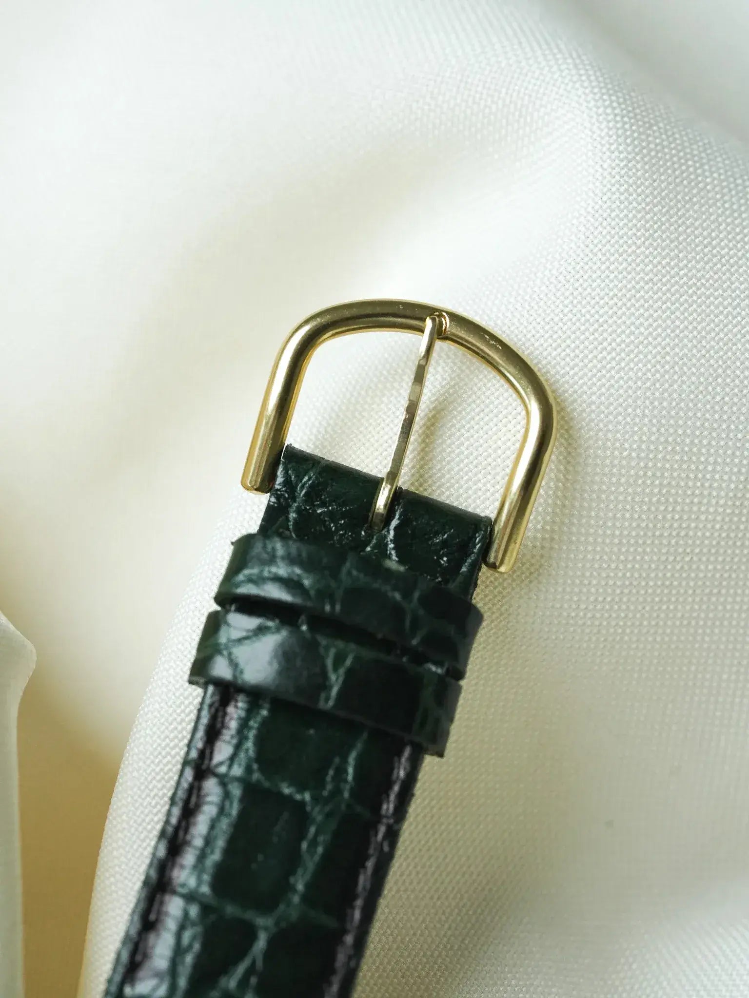 Omega - De Ville zusätzliche Platte Vergoldet mit Tapisserie-Zifferblatt - 1980s