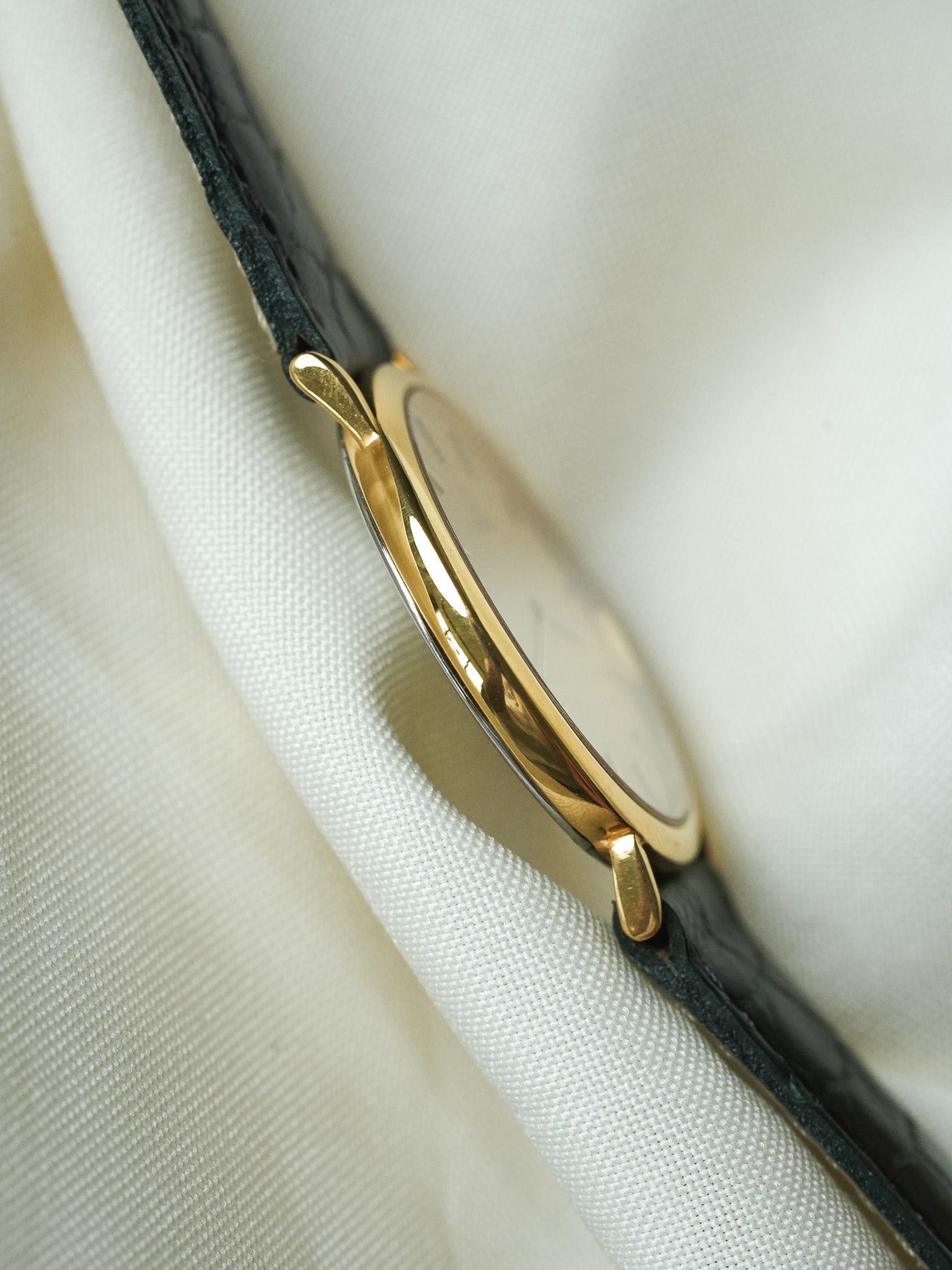 Omega - De Ville extra plate Gold plated tapestry dial - 1980s