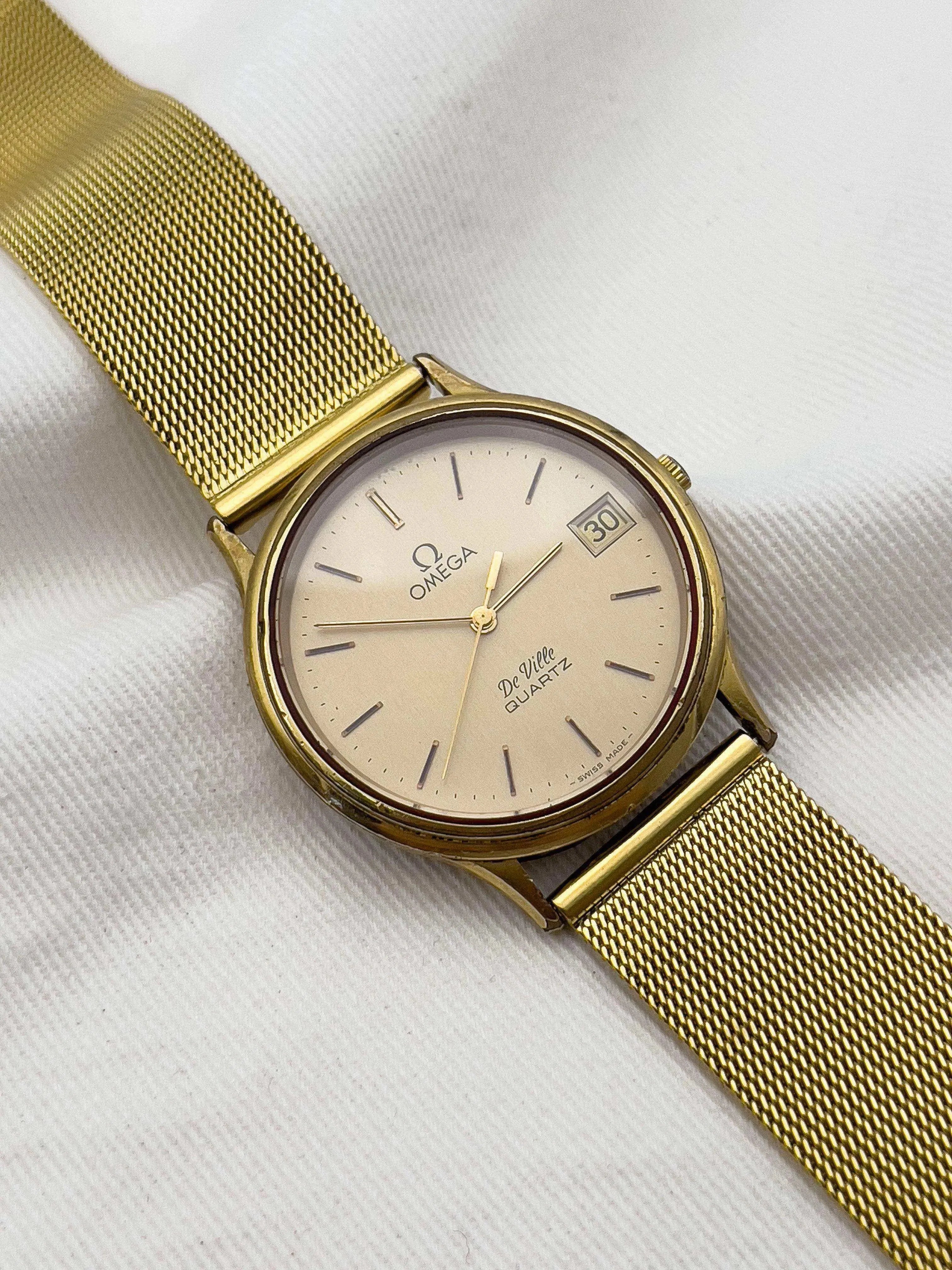 Omega - De Ville Full Gold - 1978 - Atelier Victor - Vintage Shop