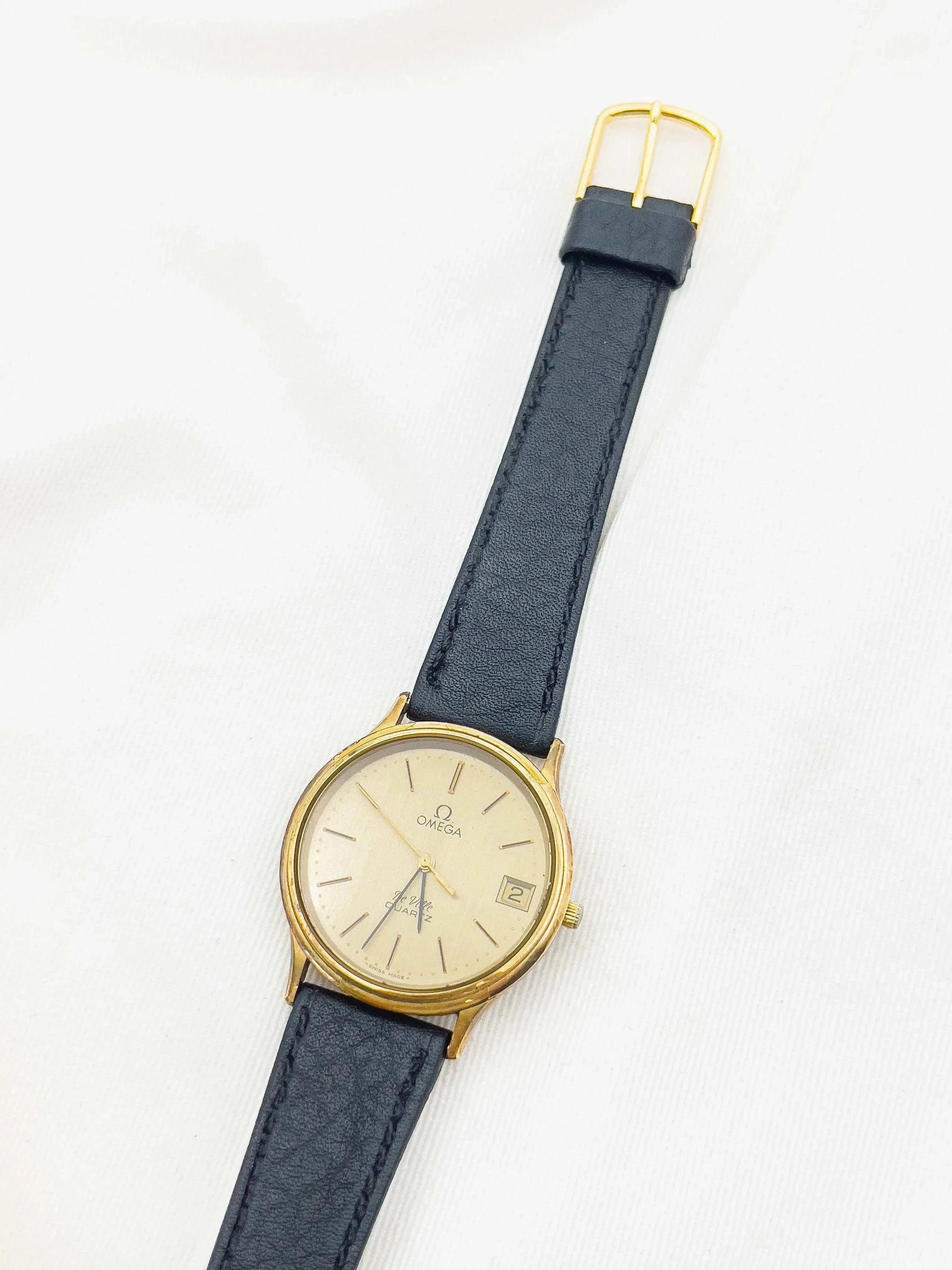 Omega - De Ville Gold Circle Date - 1980 - Atelier Victor - Vintage Shop