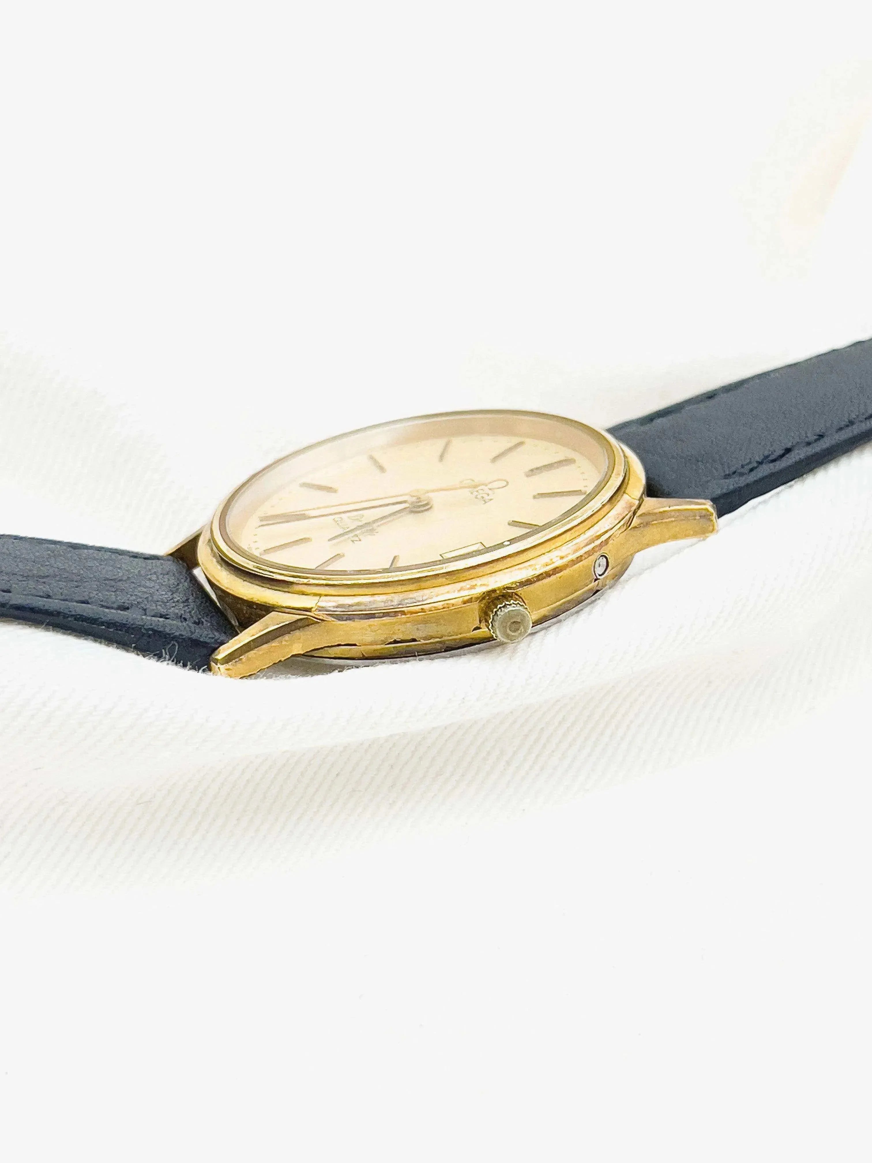 Omega - De Ville Gold Circle Date - 1980 - Atelier Victor - Vintage Shop