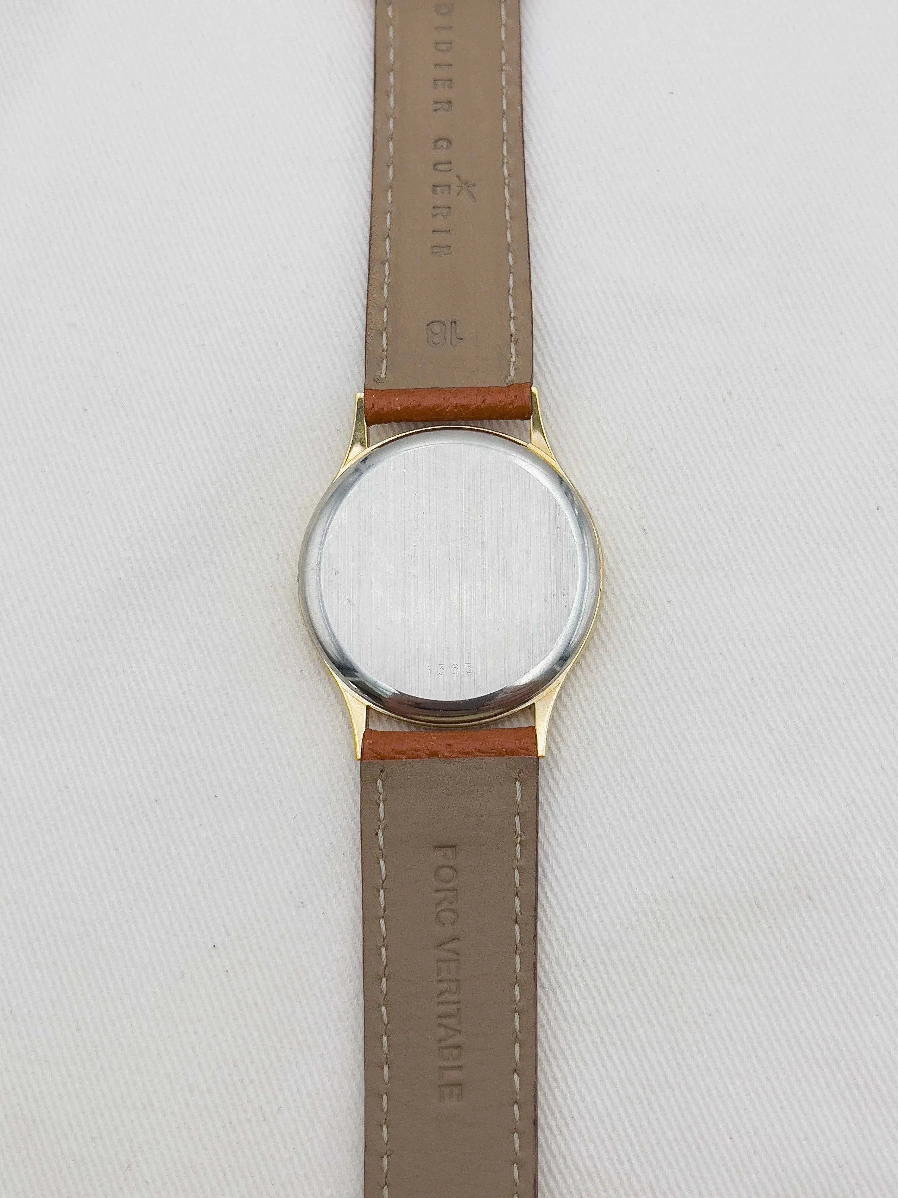 Omega - De Ville Gold Circle Poussoir Marron - 1980 - Atelier Victor - Vintage Shop